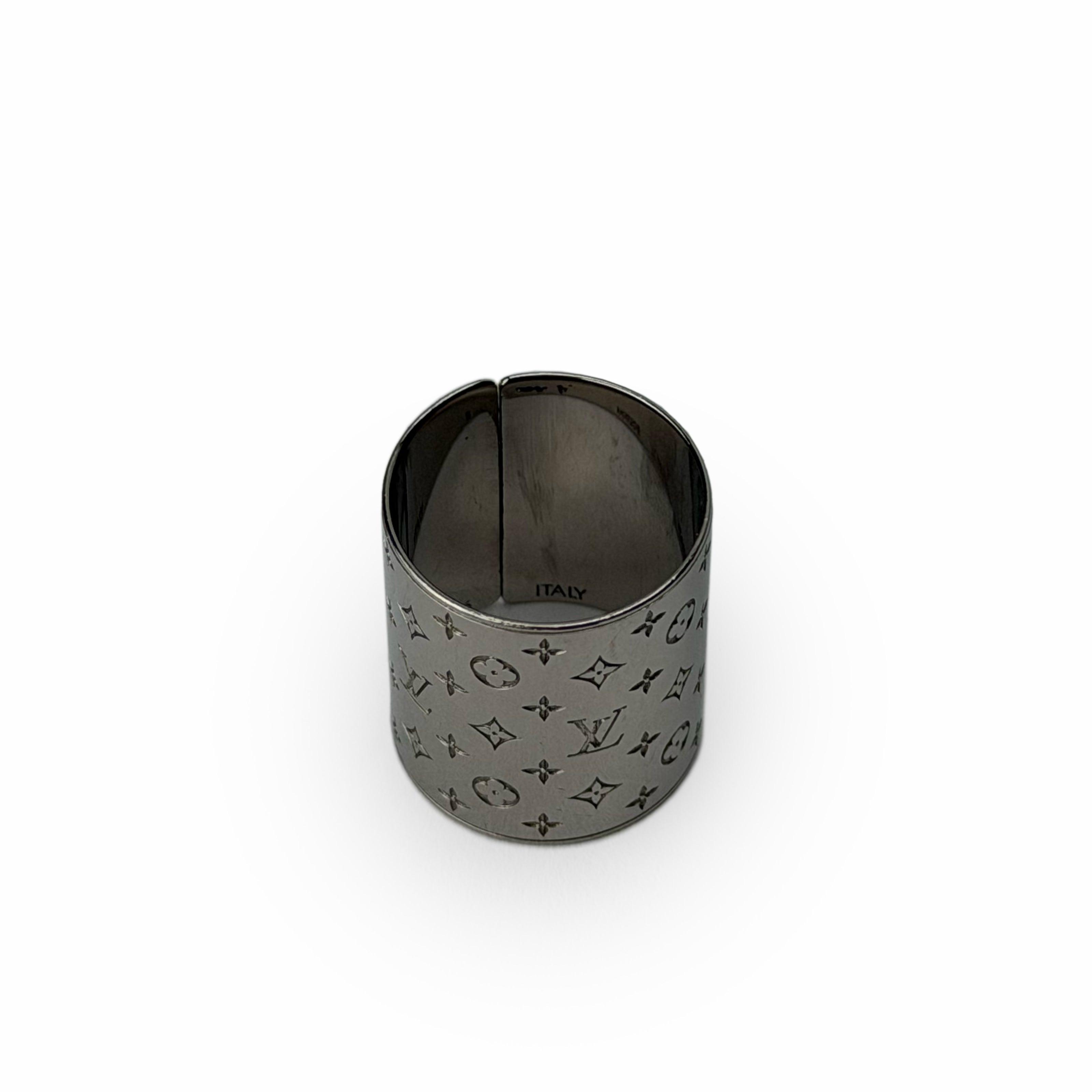 Louis Vuitton Nanogram Enamel Ring