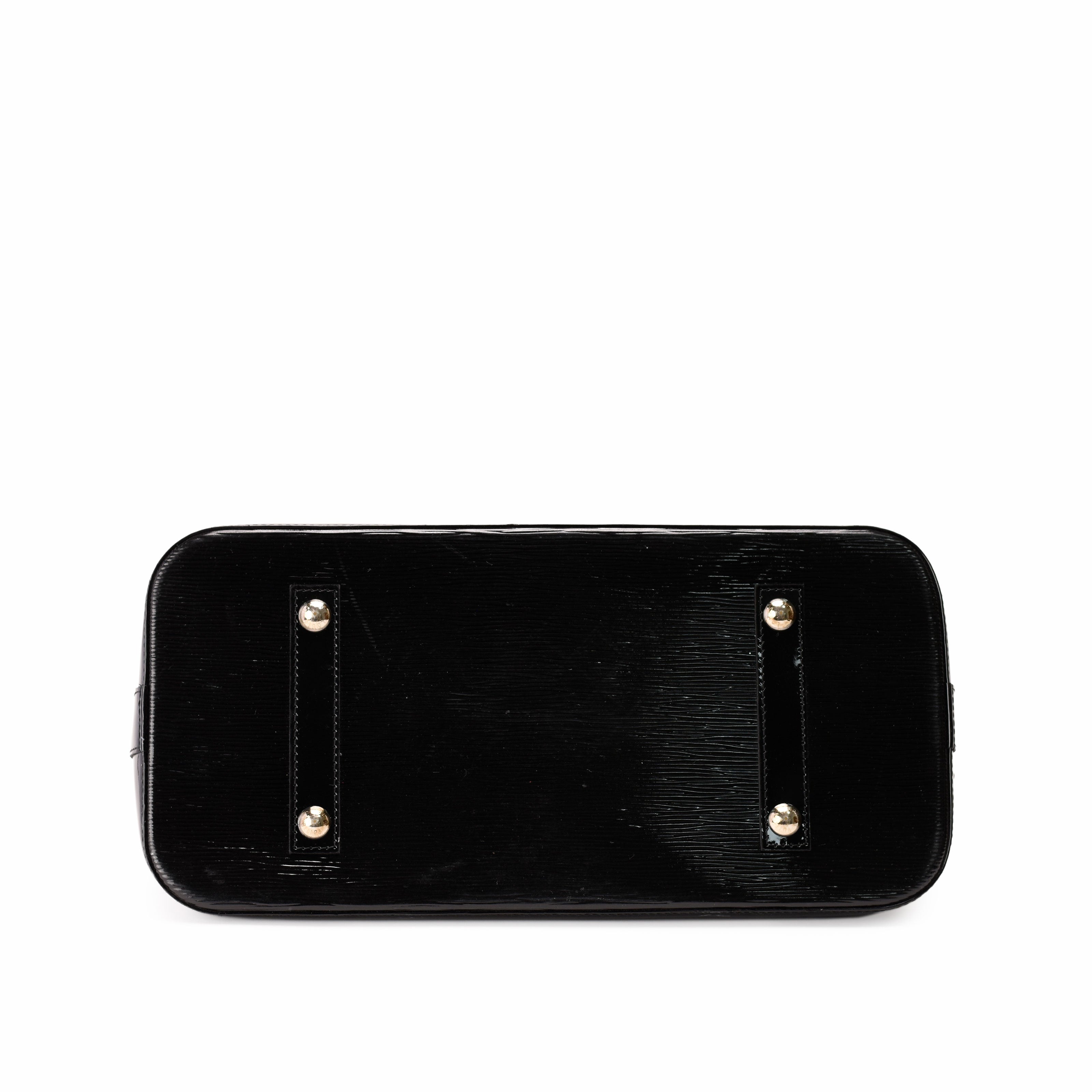 Louis Vuitton Alma GM Black Epi Electric Leather