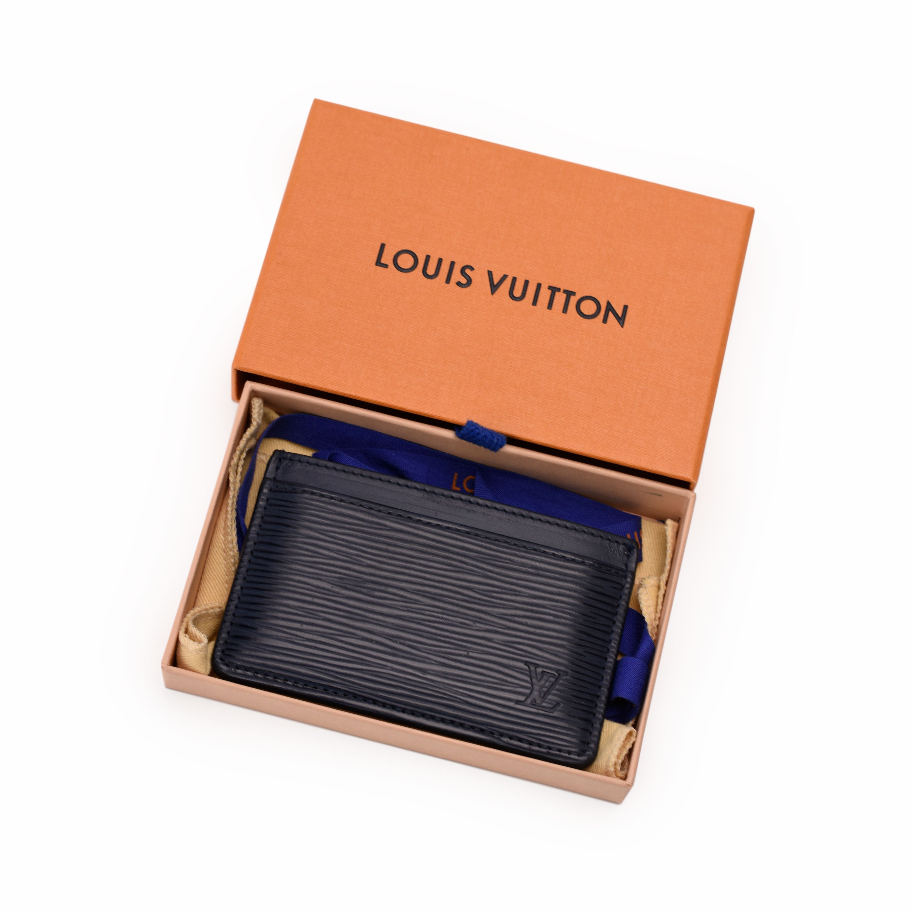 Louis Vuitton Card Holder Blue