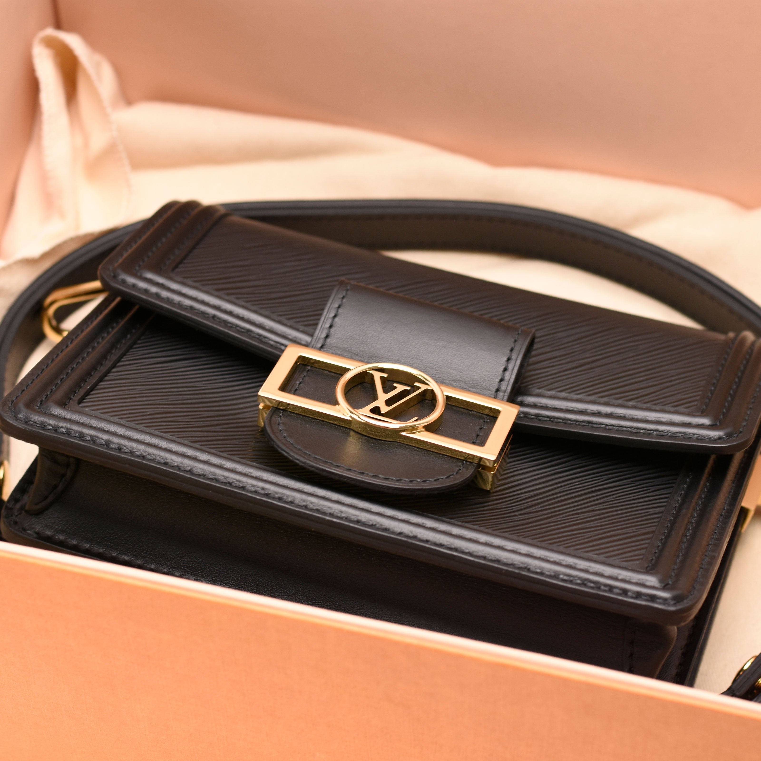 Louis Vuitton Mini Dauphine Epi Leather
