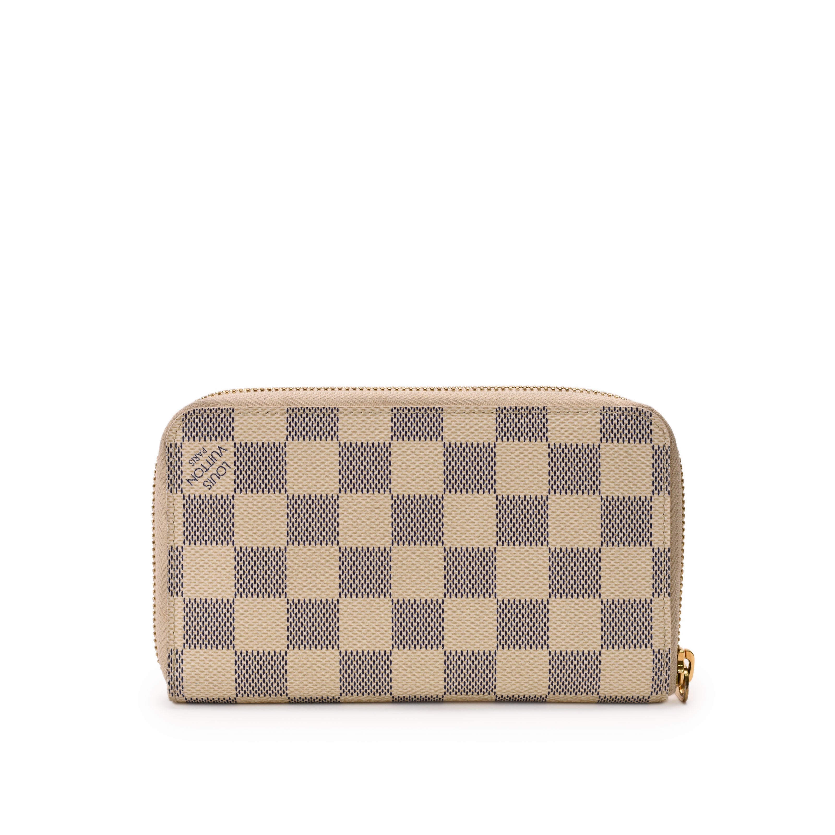 Louis Vuitton Damier Azur Zippy Compact Long Wallet