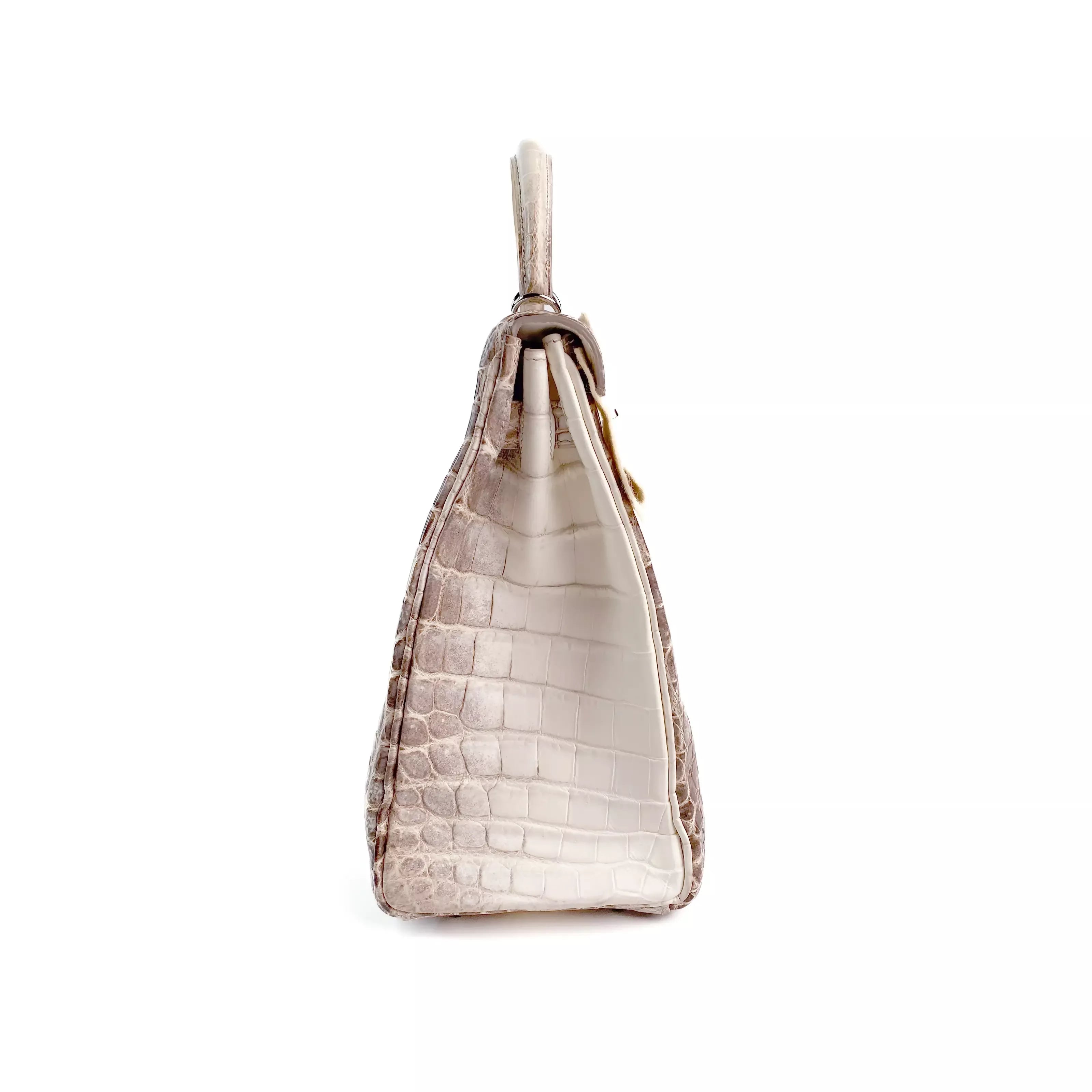Hermes Kelly 28 Retourne Himalaya Niloticus Croco PHW 3