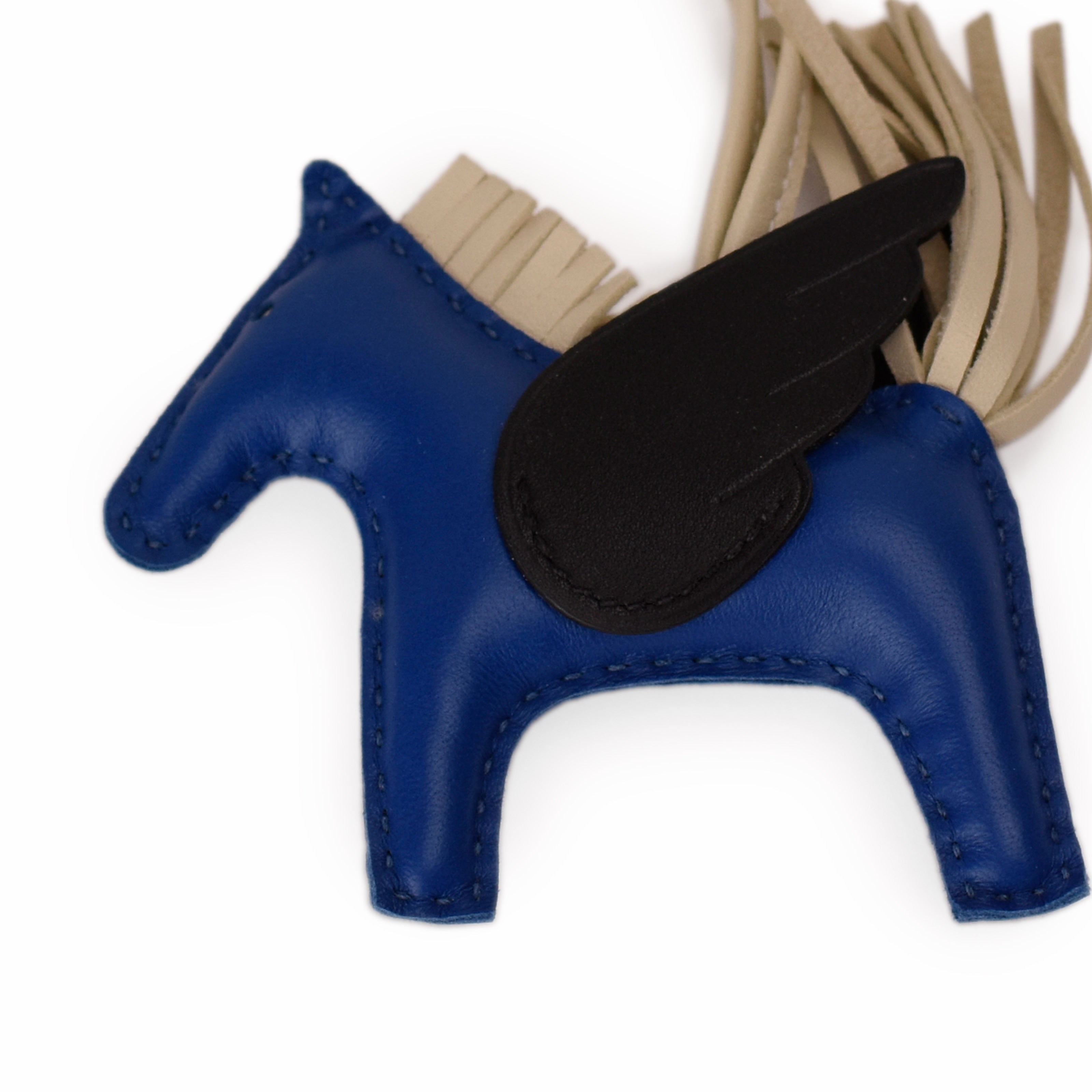 Hermès Rodeo PM Charm Blue