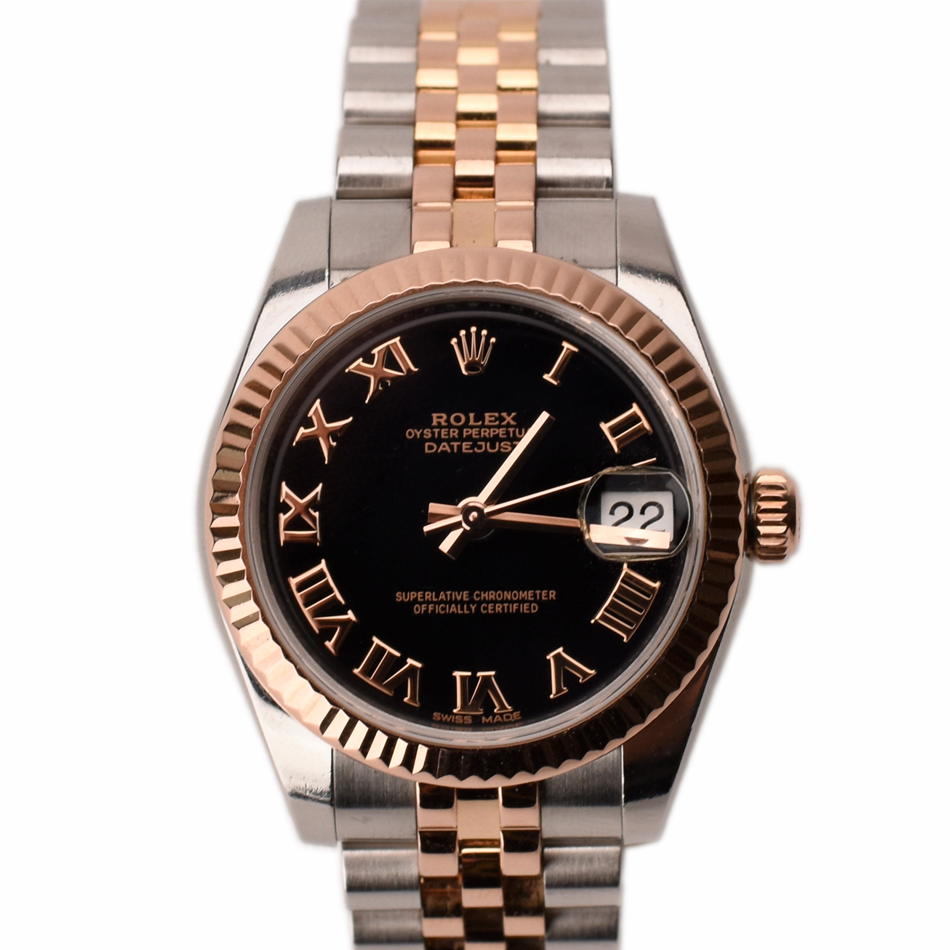 Rolex Datejust Steel Rose 31 mm
