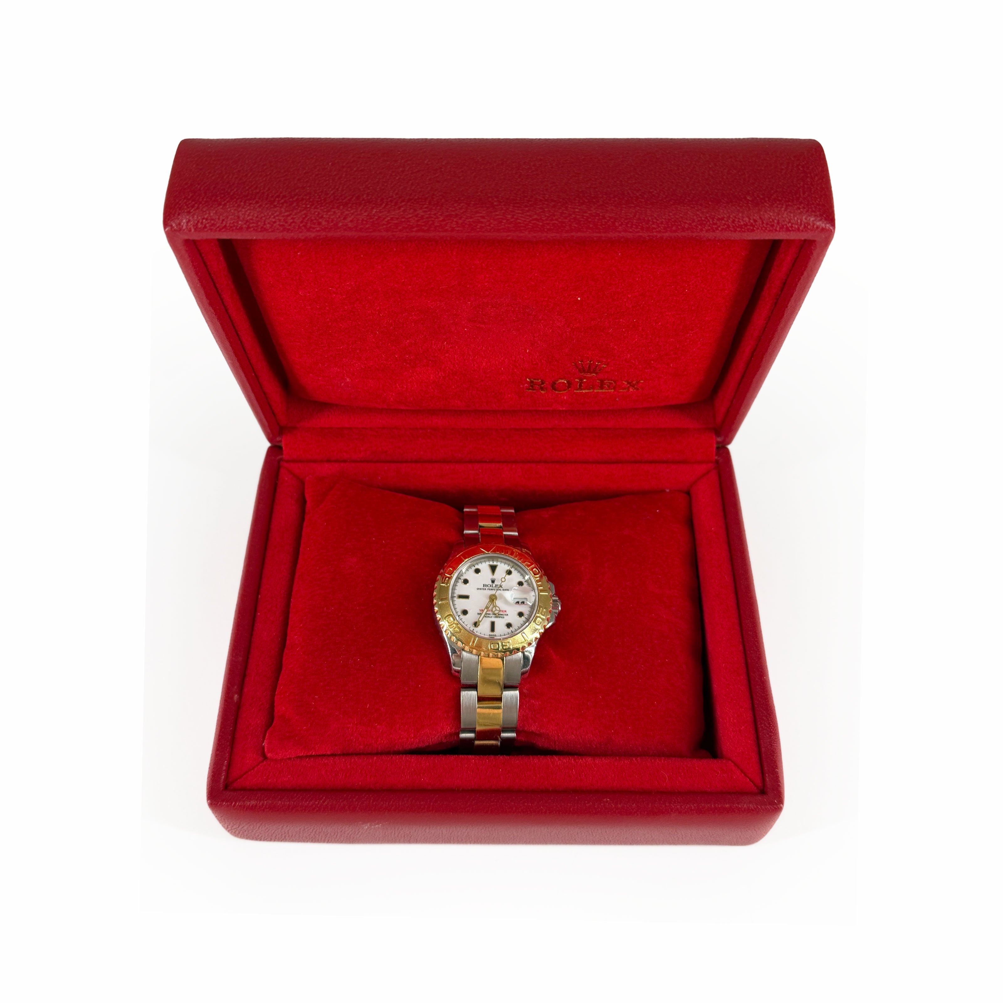 Rolex Damenuhr St/Gold Lady Yacht-Master