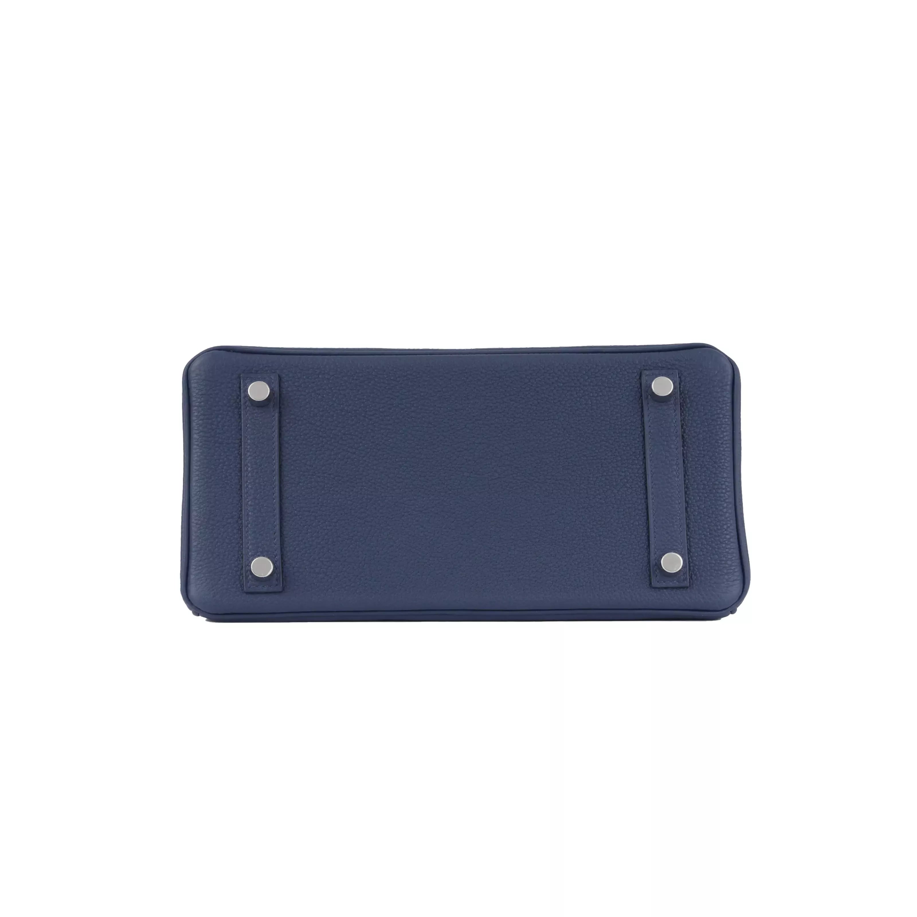 Hermès Birkin 25 Togo Bleu de Prusse PHW 7