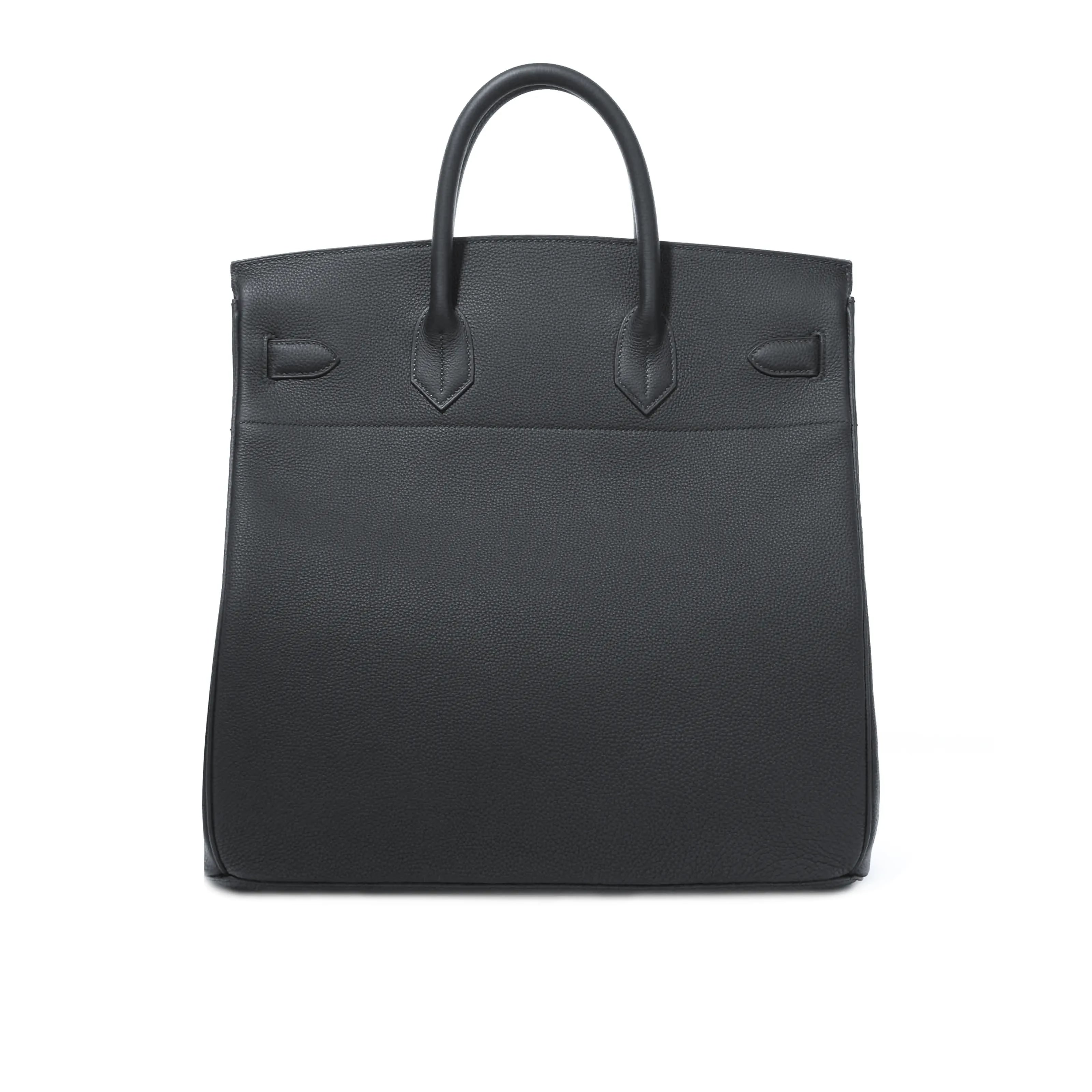 Hermès Haut à Courroies 40 HAC Travel Bag in Ardoise Togo Leather with Palladium Hardware 3