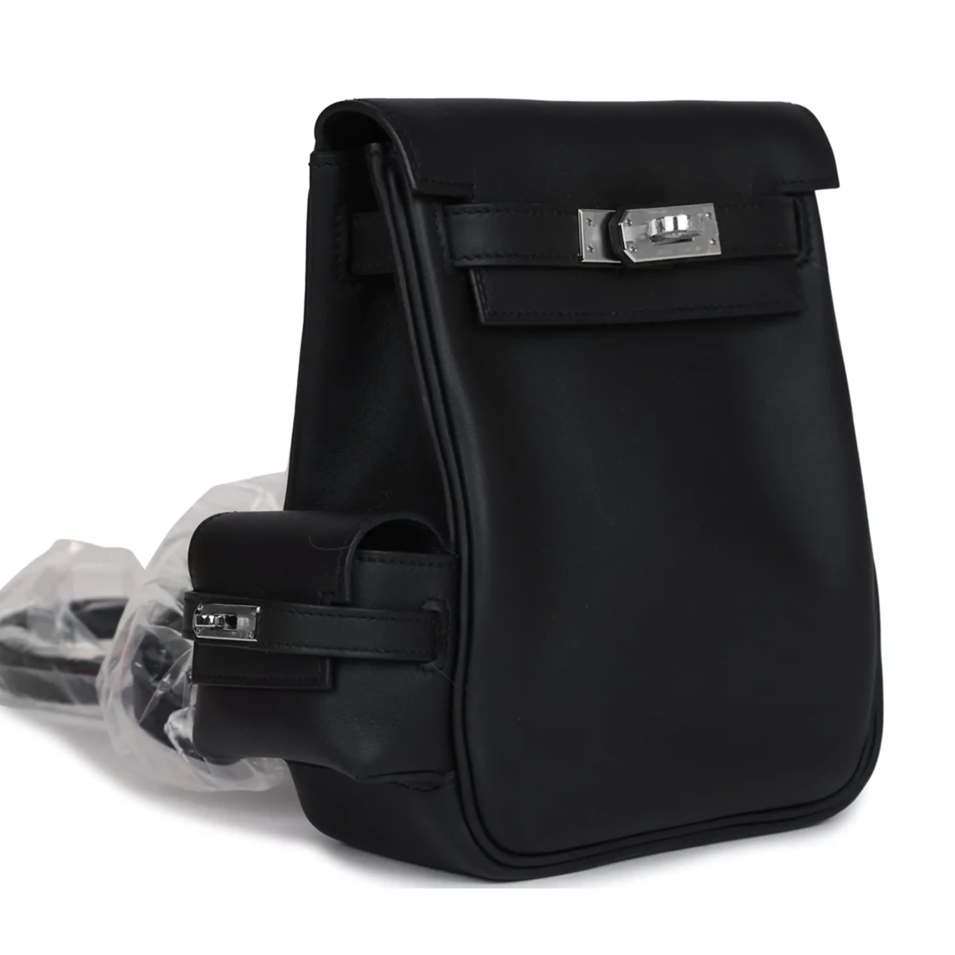 Hermès Mini Kelly Jump Backpack Black Swift PHW 7
