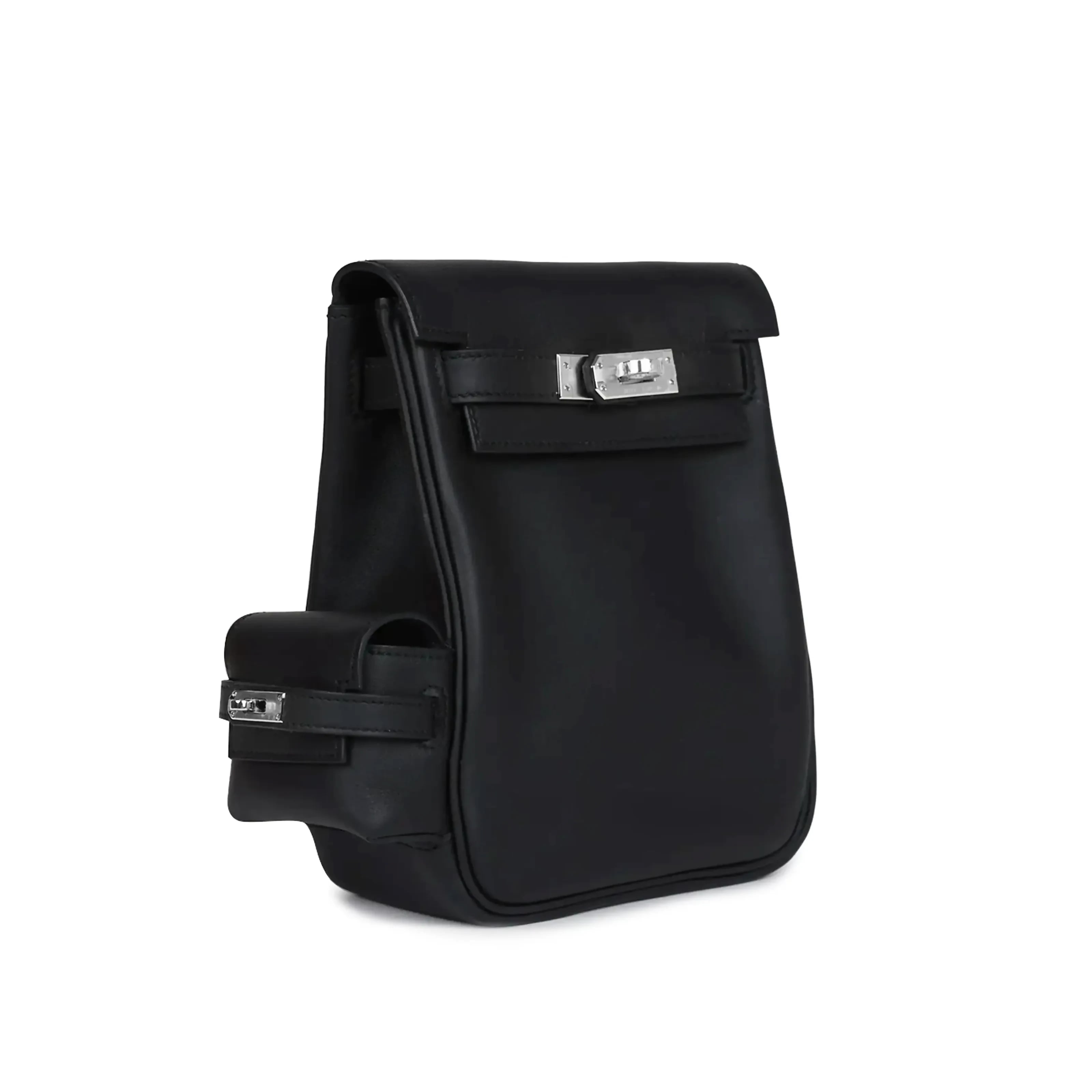 Hermès Mini Kelly Jump Backpack Black Swift PHW 2