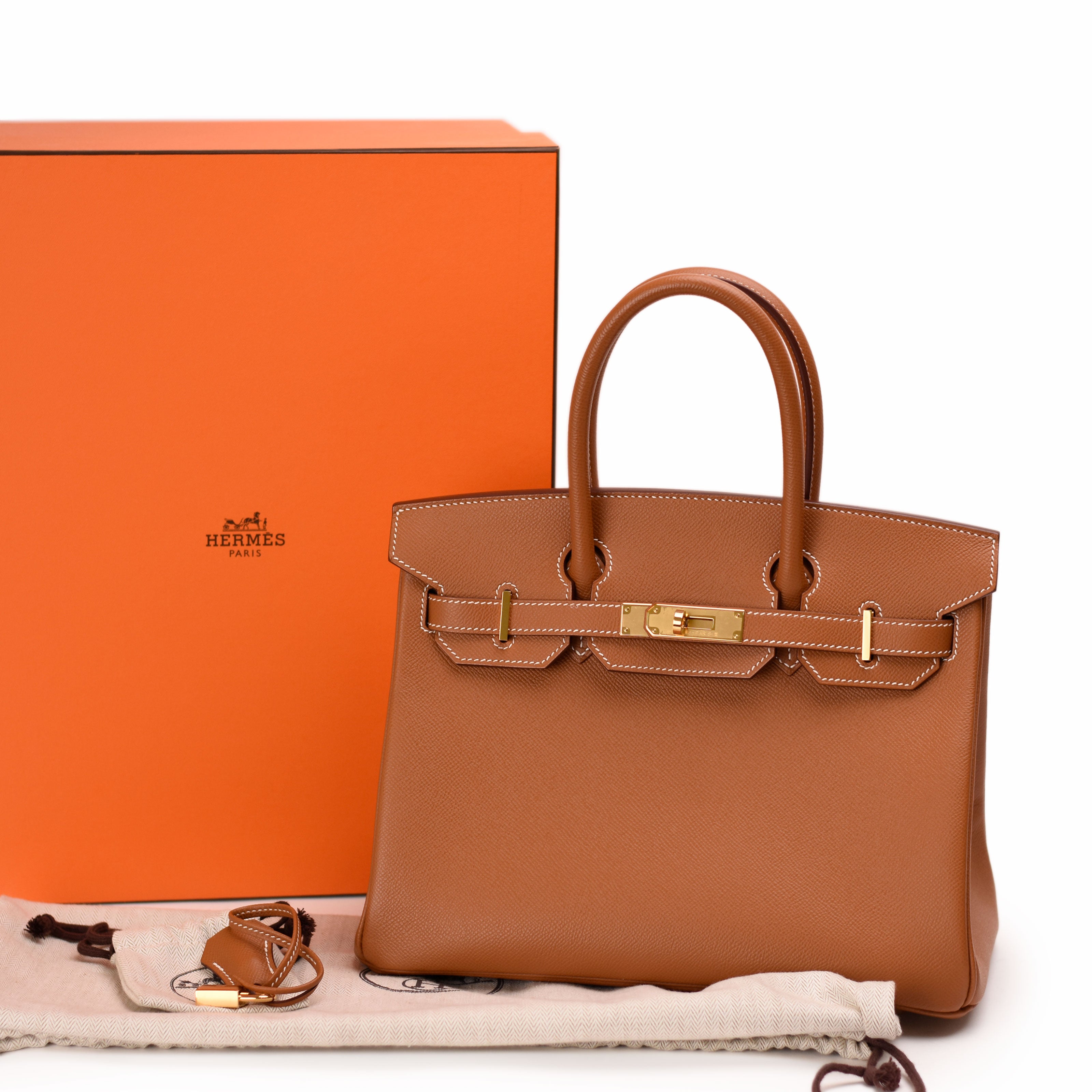 Hermès Birkin 30 Gold Epsom GHW