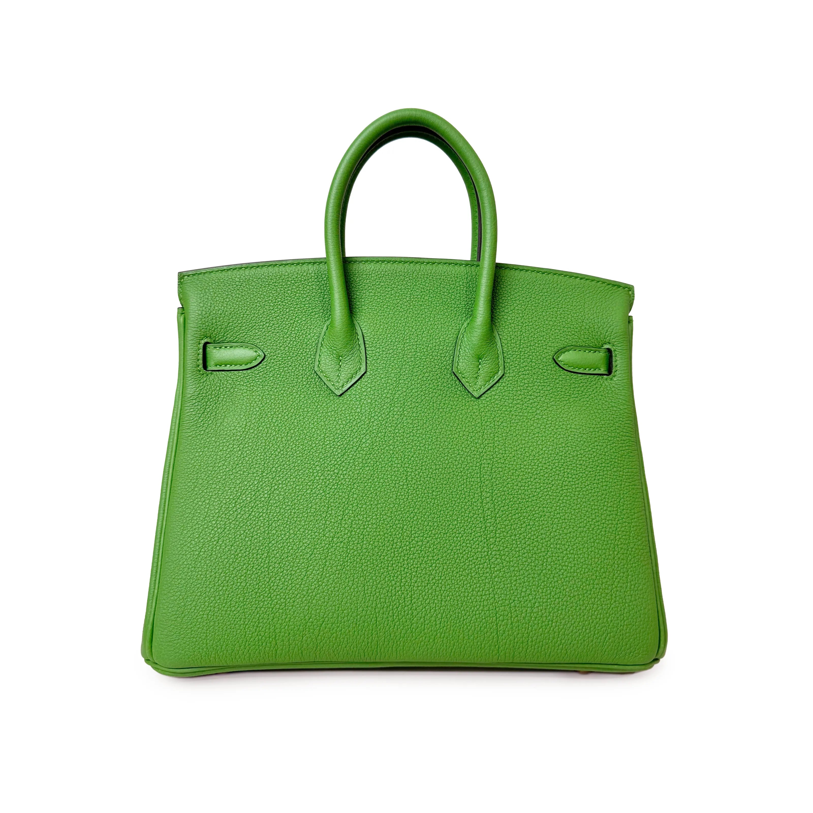 Hermès Birkin 25 Vert Yucca Togo GHW