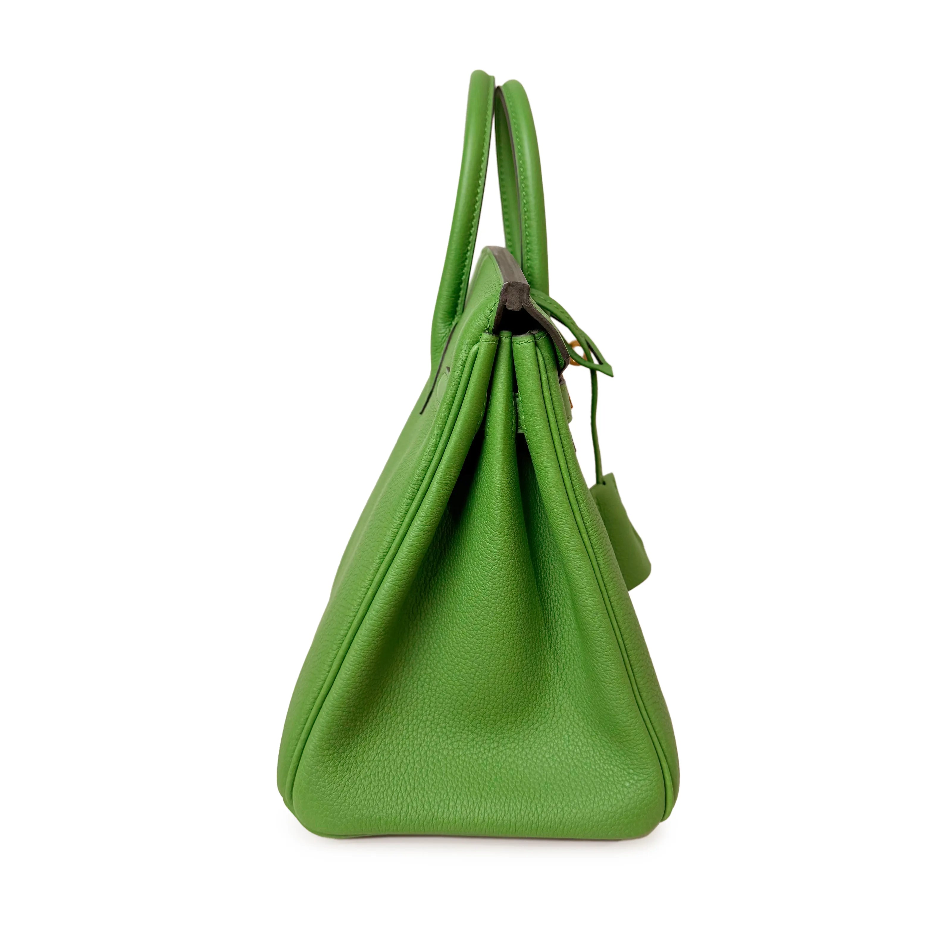 Hermès Birkin 25 Vert Yucca Togo GHW