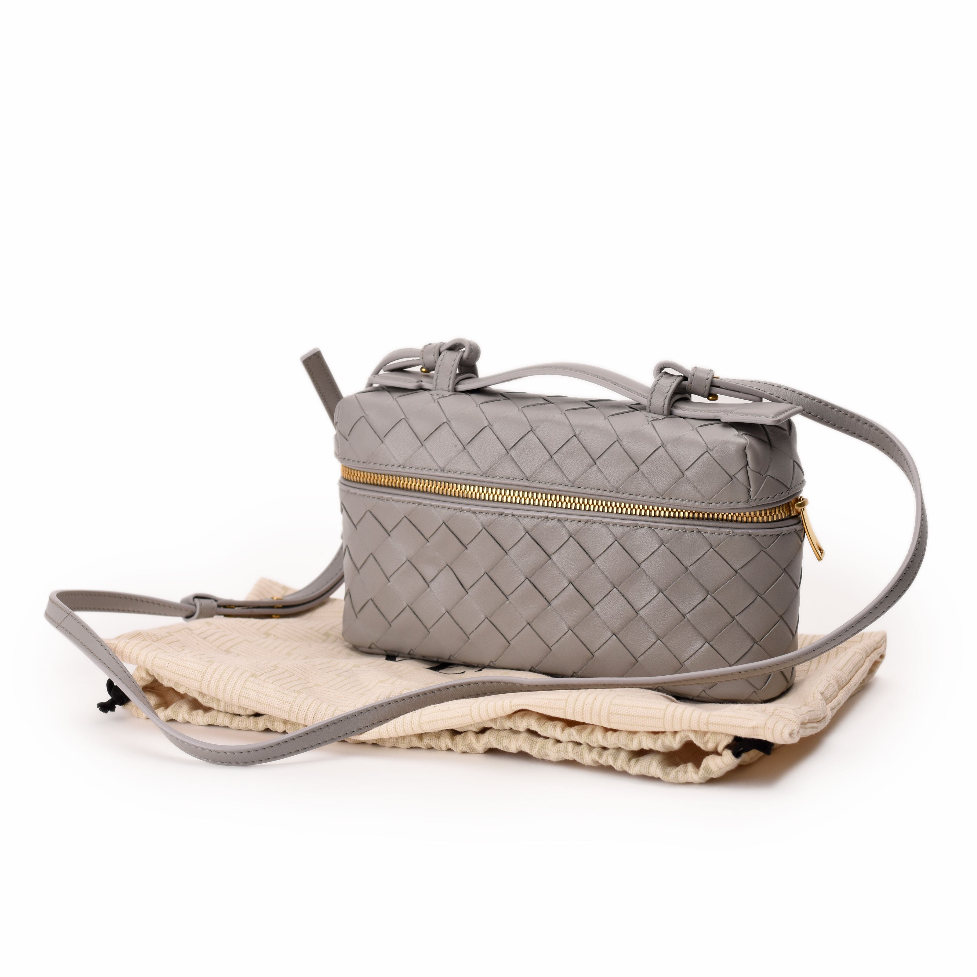 Bottega Veneta Bang Bang Vanity Case Gray