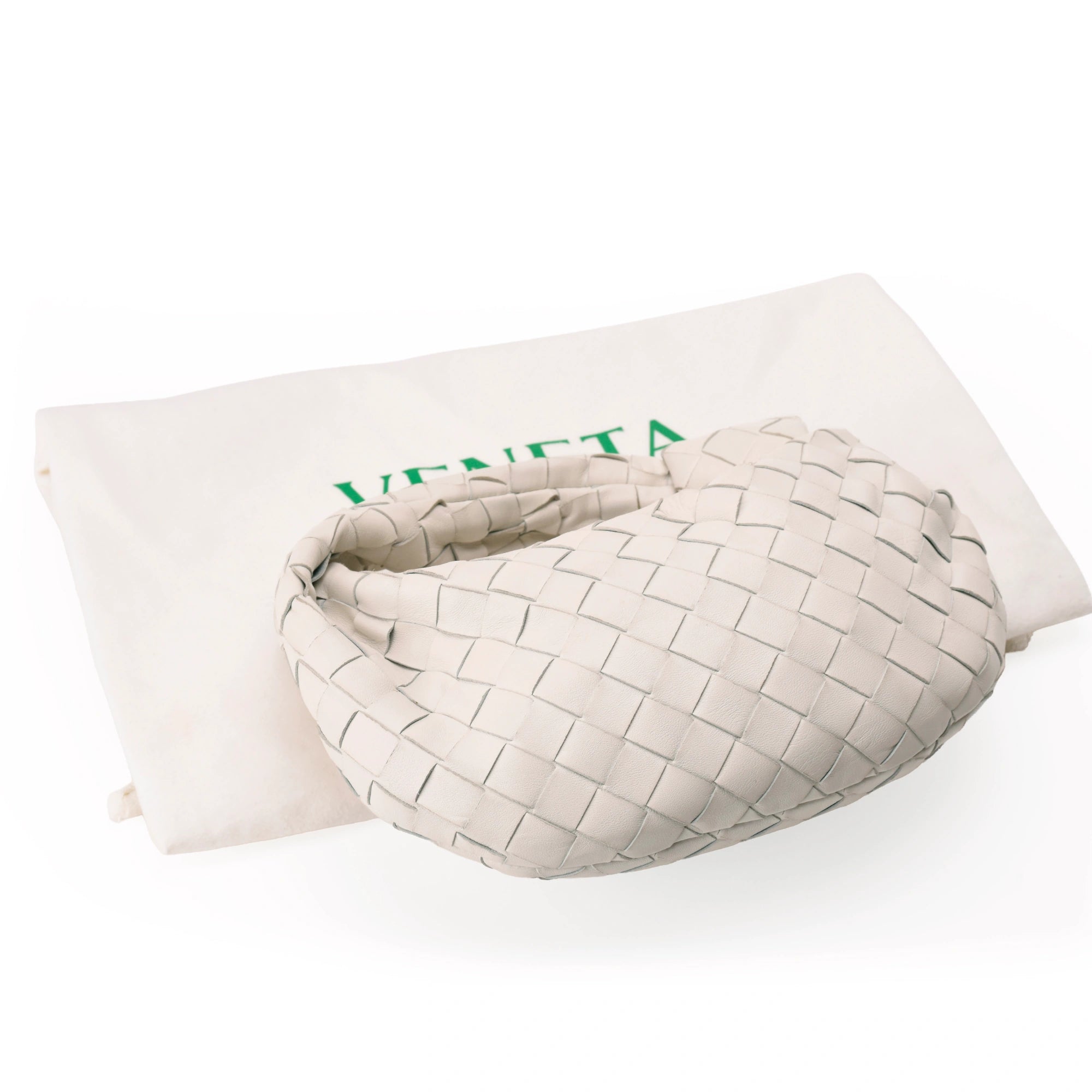 Bottega Veneta Mini Jodie Off-White