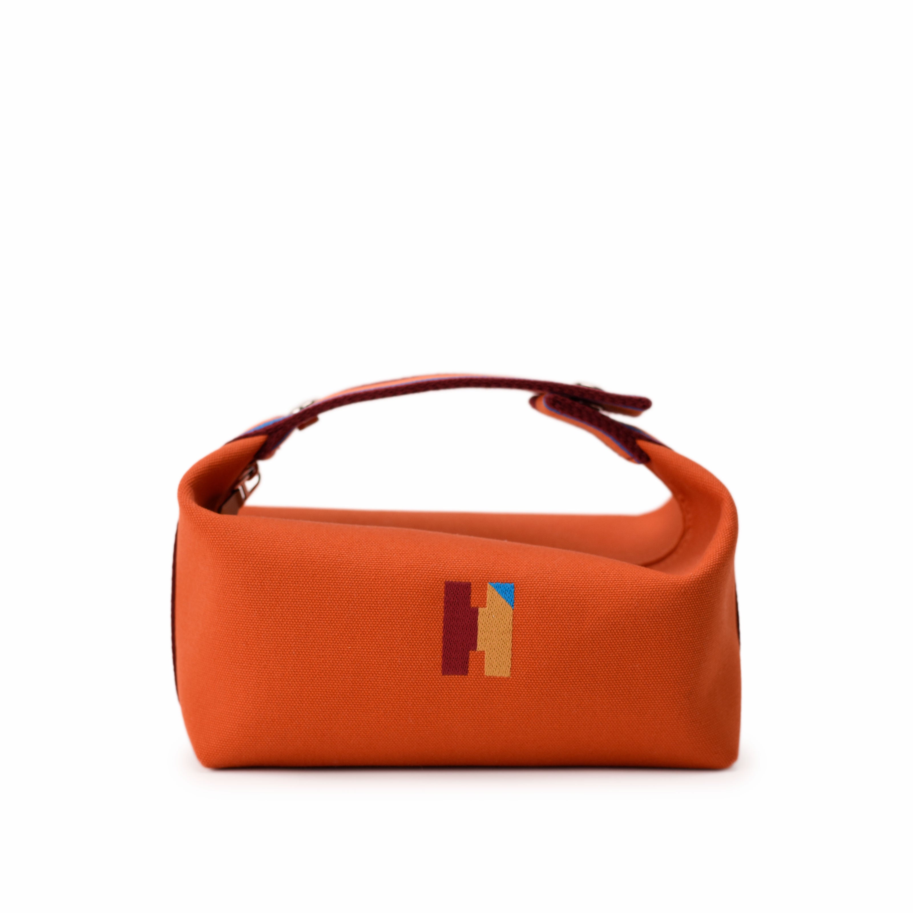 Hermès Bride-a-Brac Case Small Orange Feu