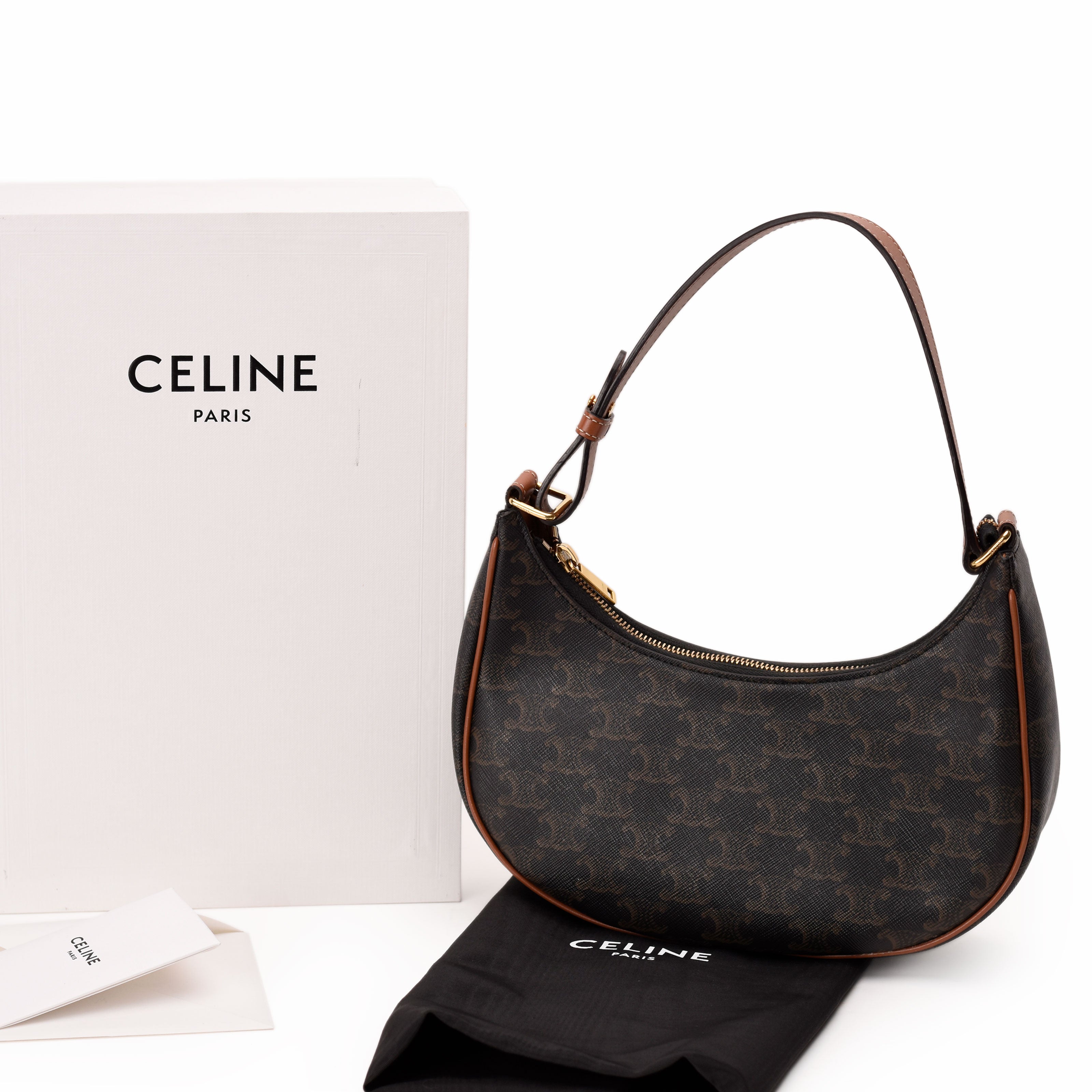 Celine Ava Triomphe Shoulder Bag
