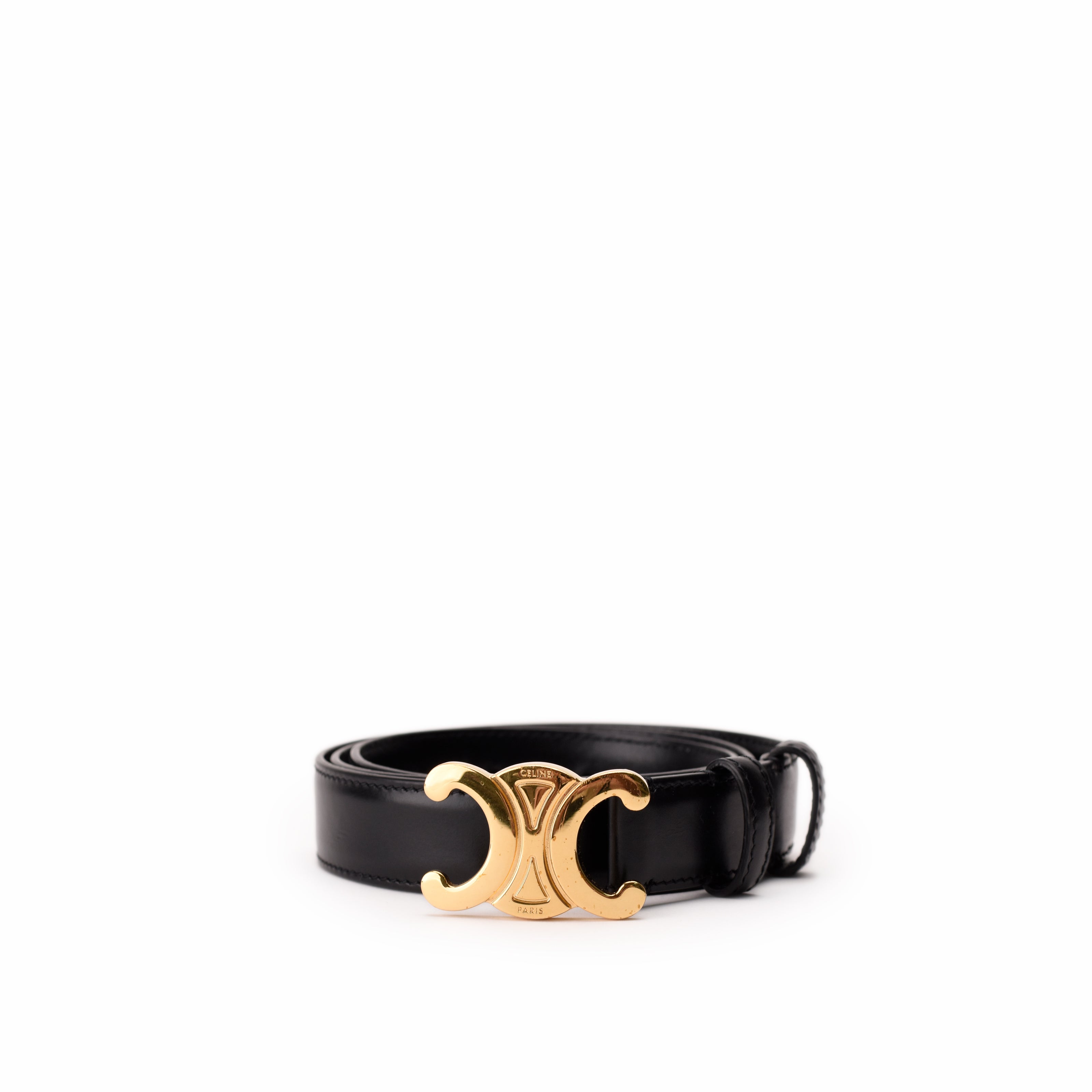 Celine Triomphe Black Belt 85