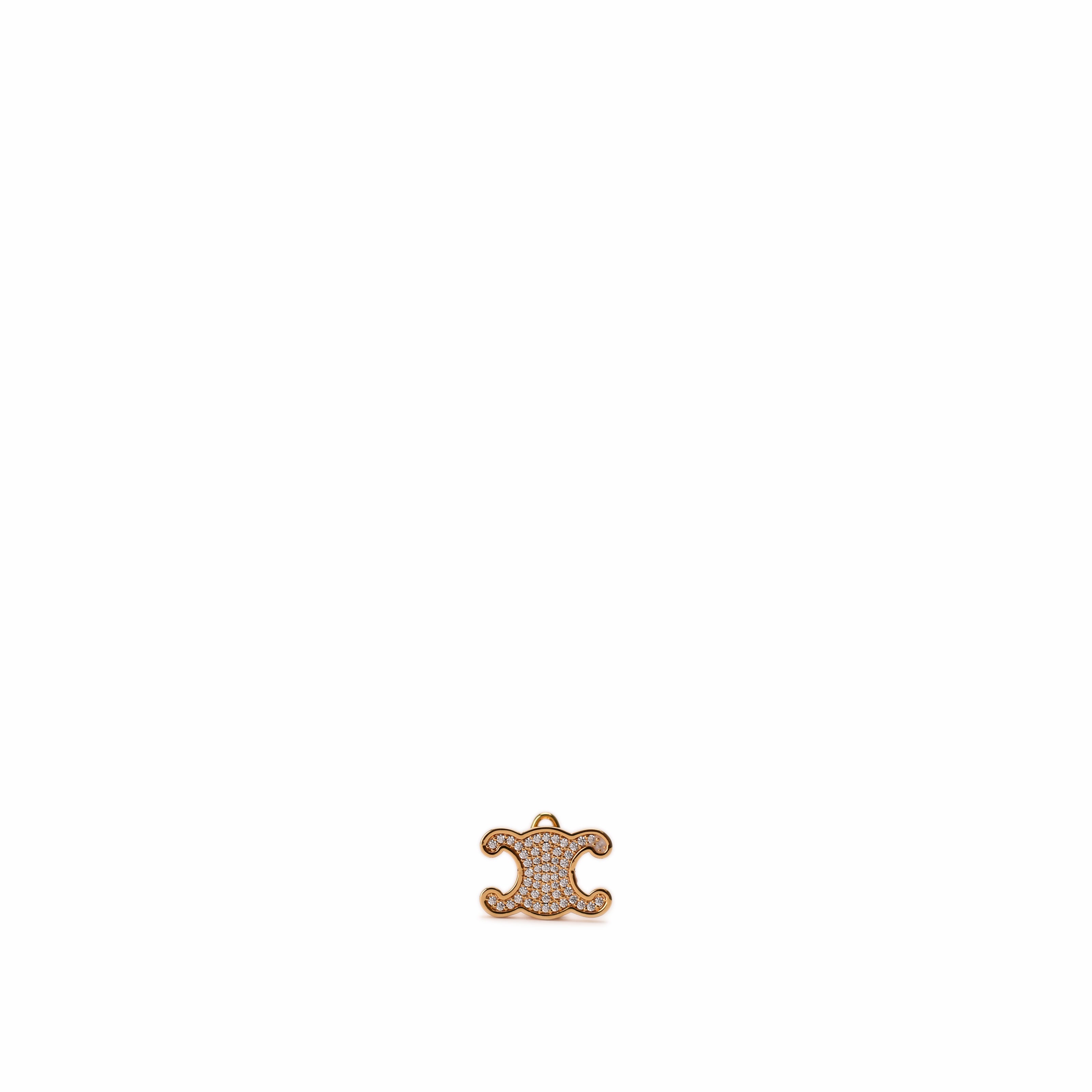 Celine Hair Pin Gold Crystal