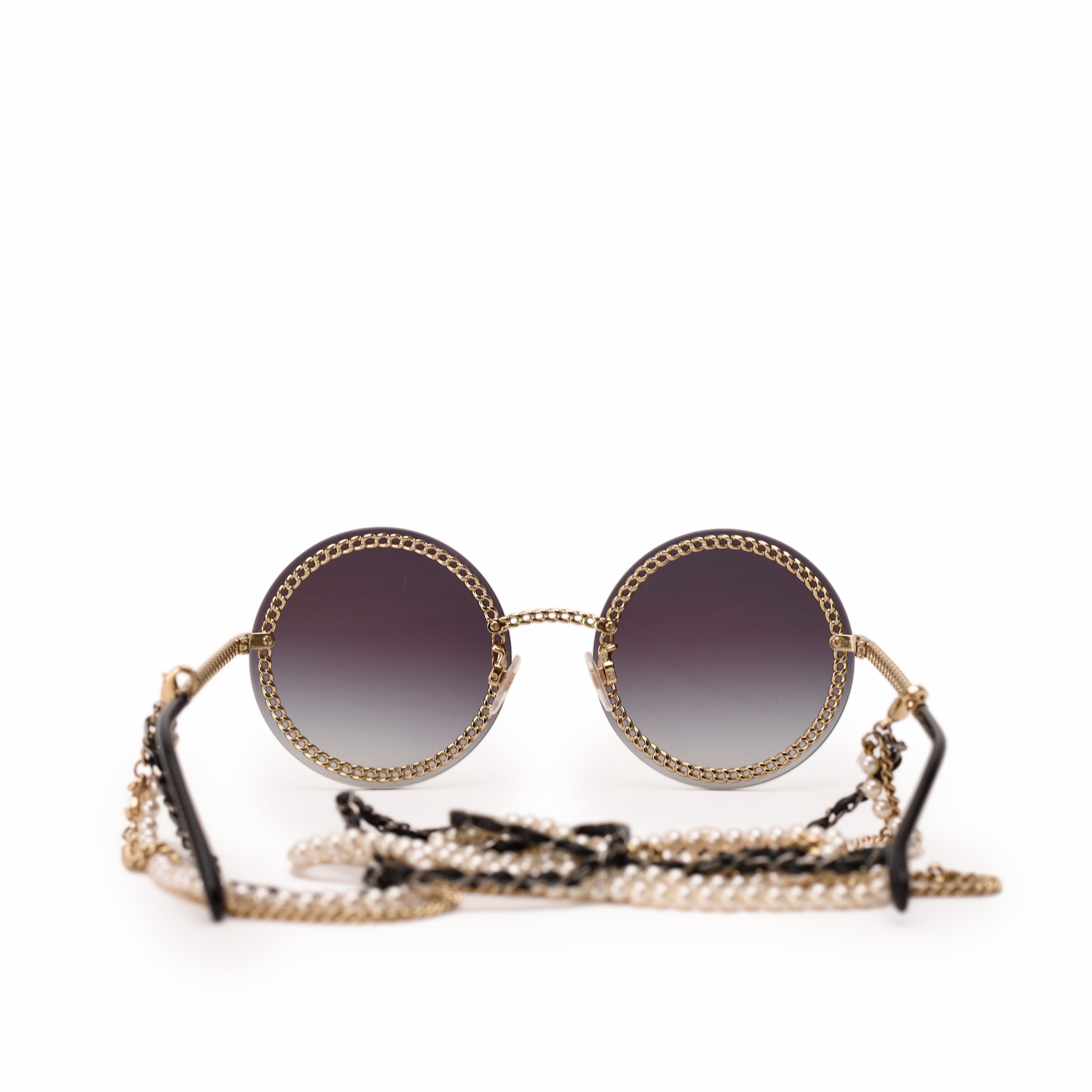 Chanel Round Chain Sunglasses