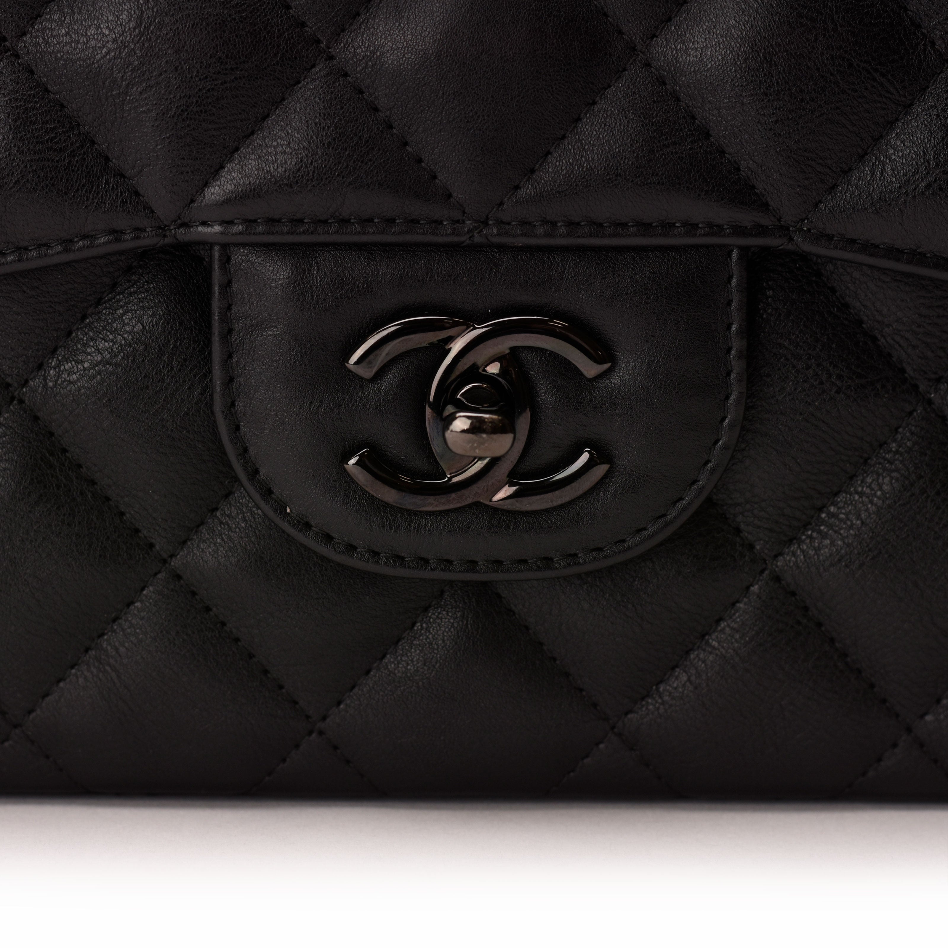 Chanel Timeless Jumbo So Black Quilted Calfskin