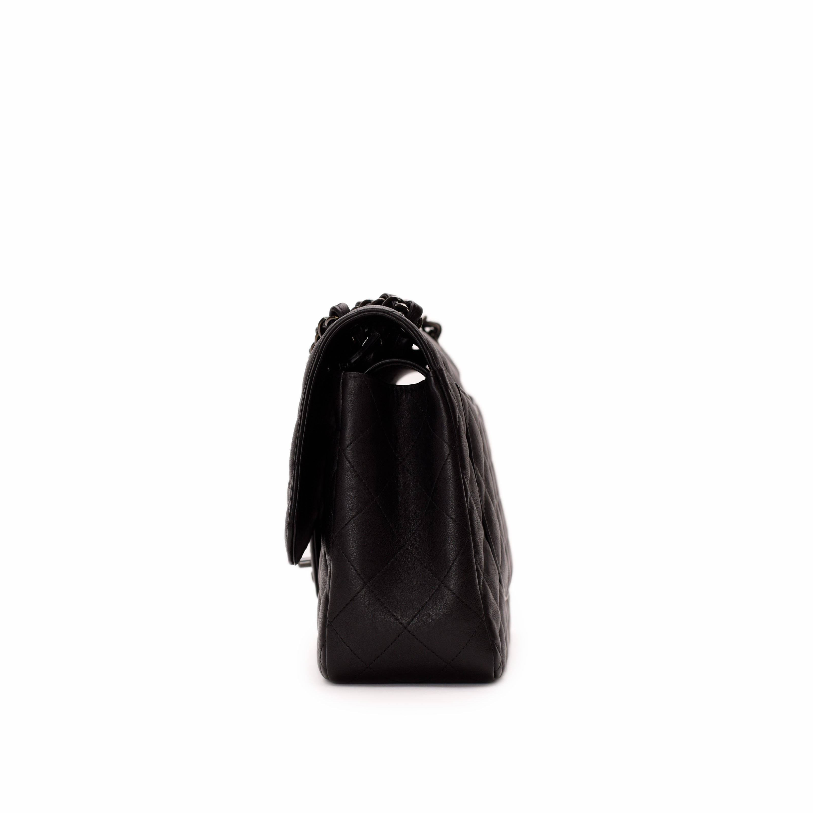 Chanel Timeless Jumbo So Black Quilted Calfskin
