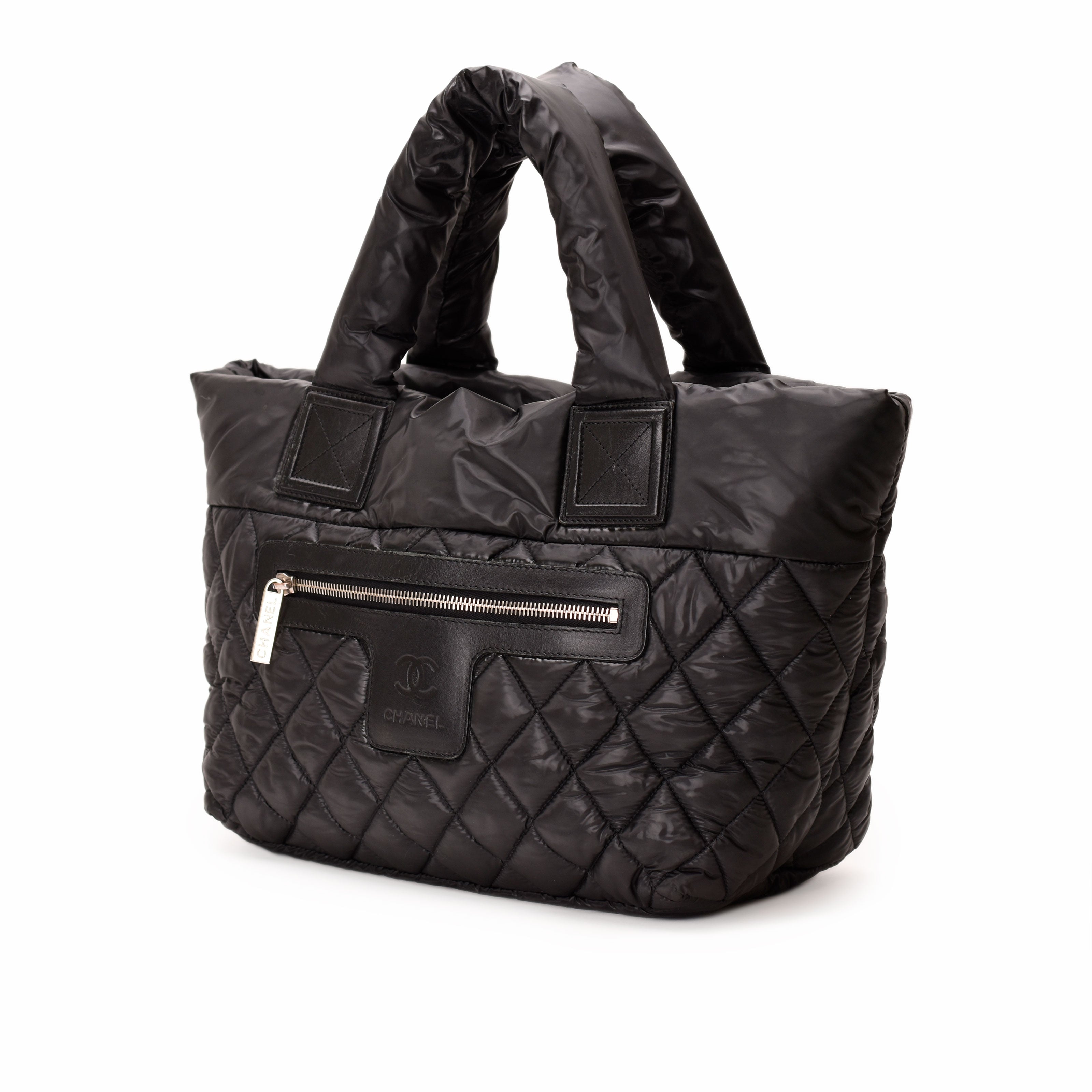 Chanel Coco Black Cocoon Nylon Tote