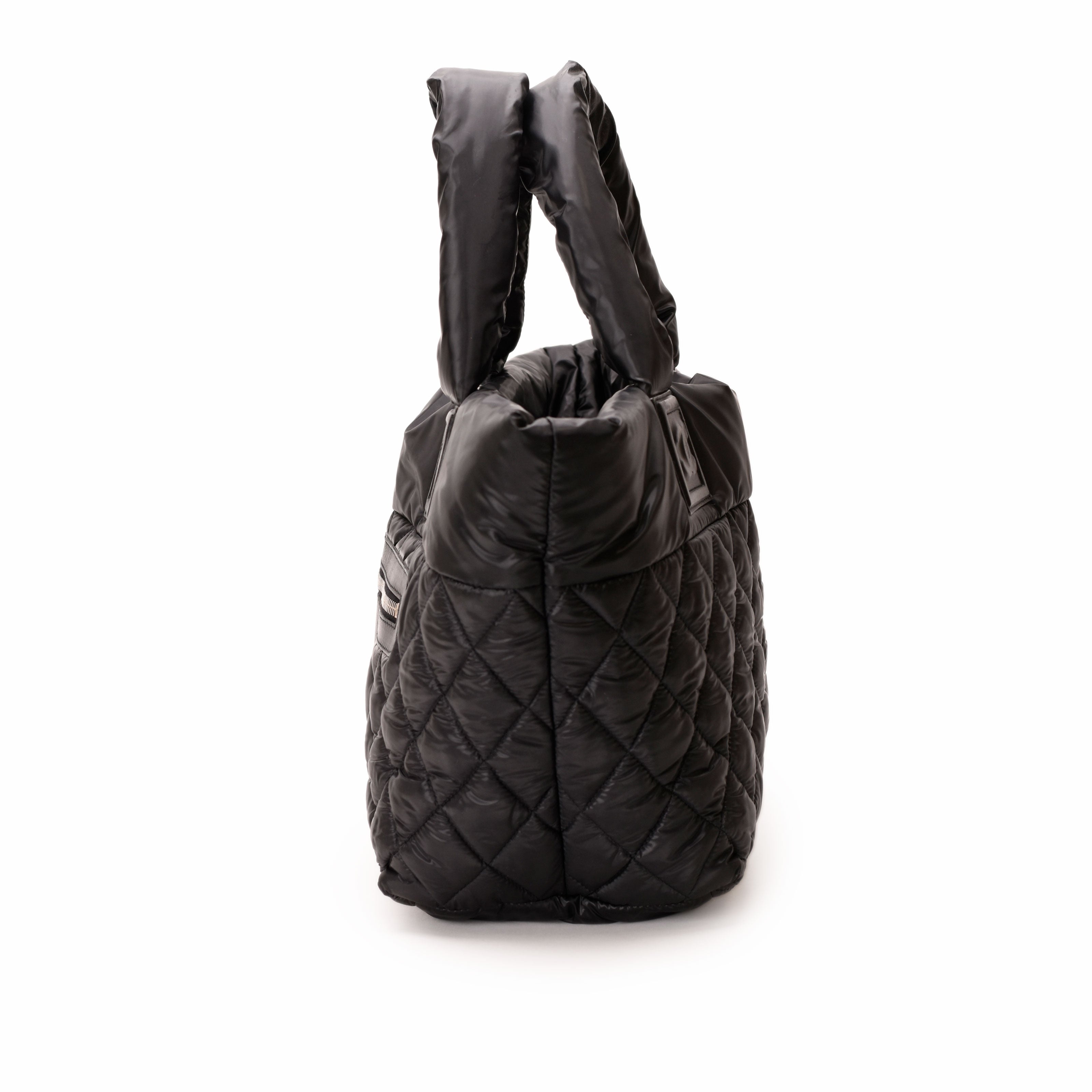 Chanel Coco Black Cocoon Nylon Tote