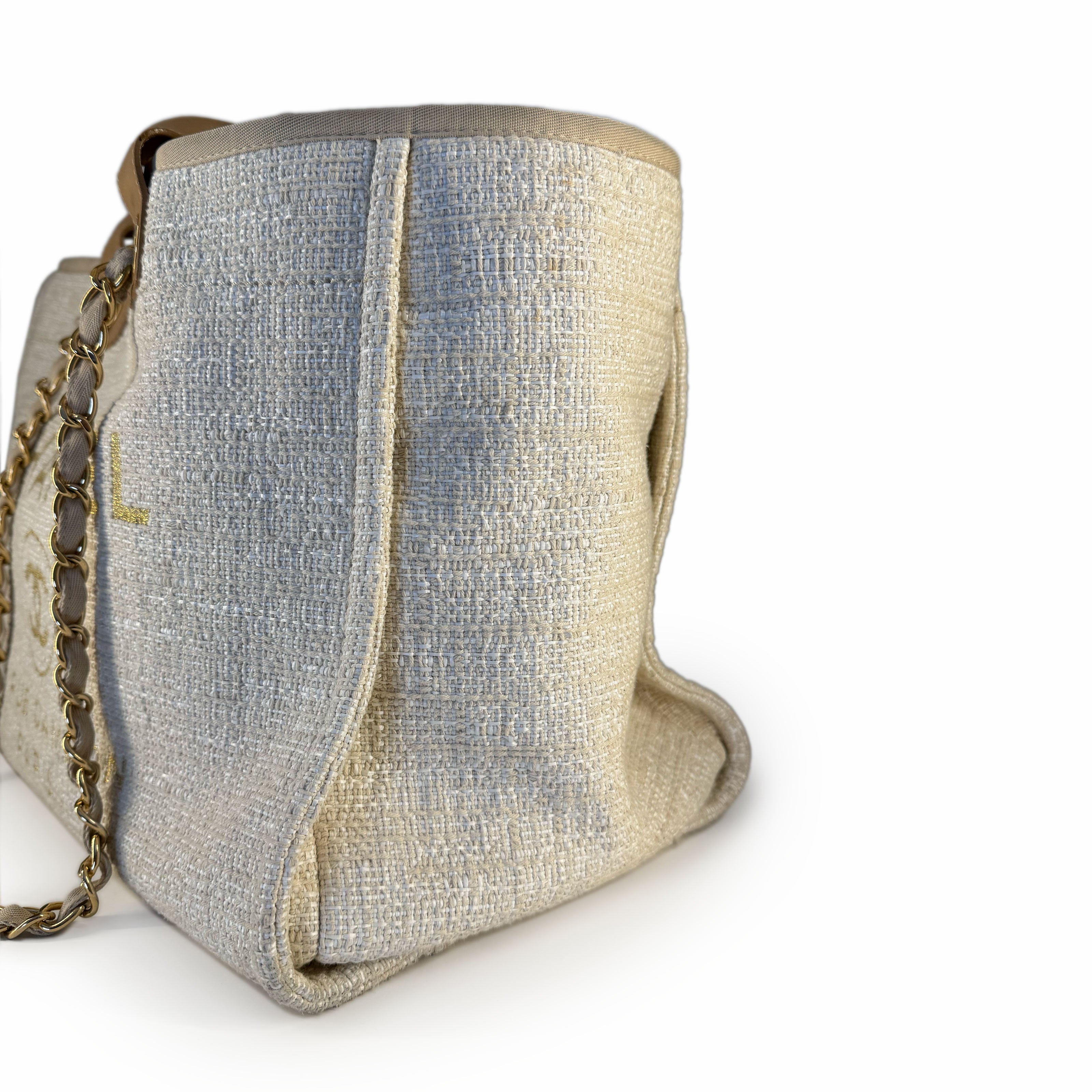 Chanel Deauville Beige Tote Medium