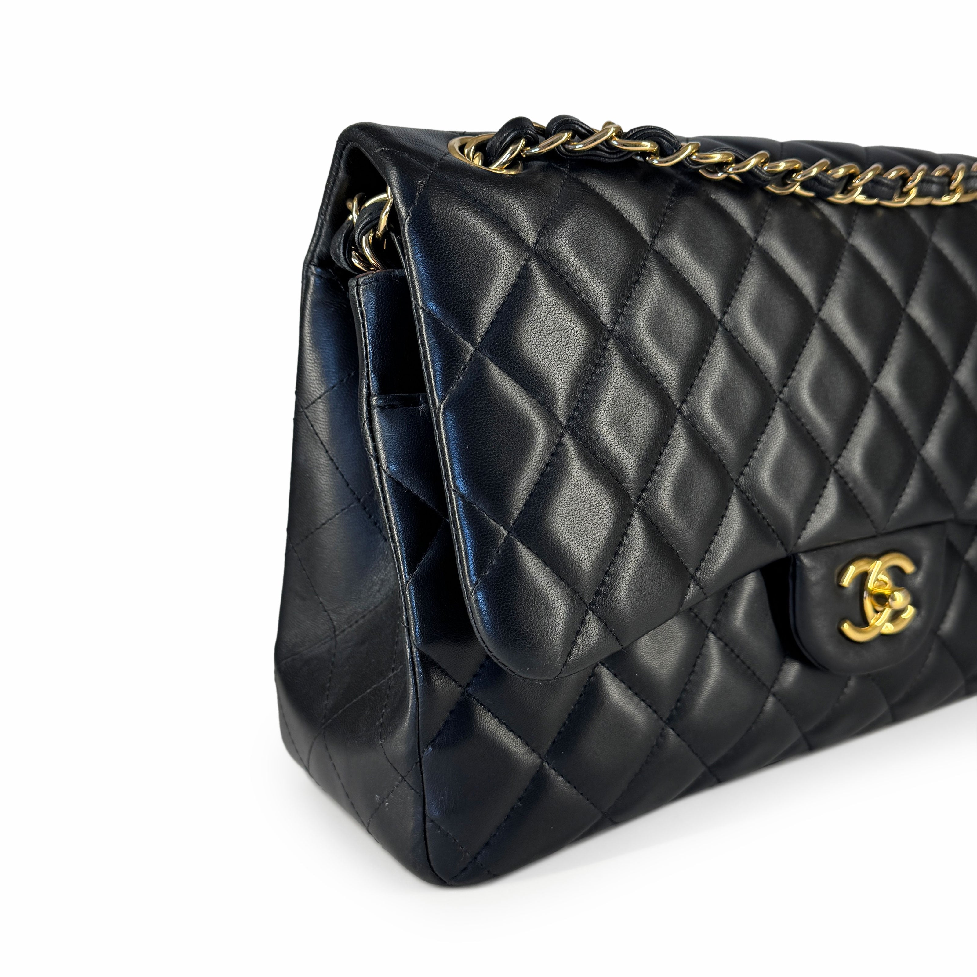 Chanel Timeless Jumbo Black Lambskin GHW