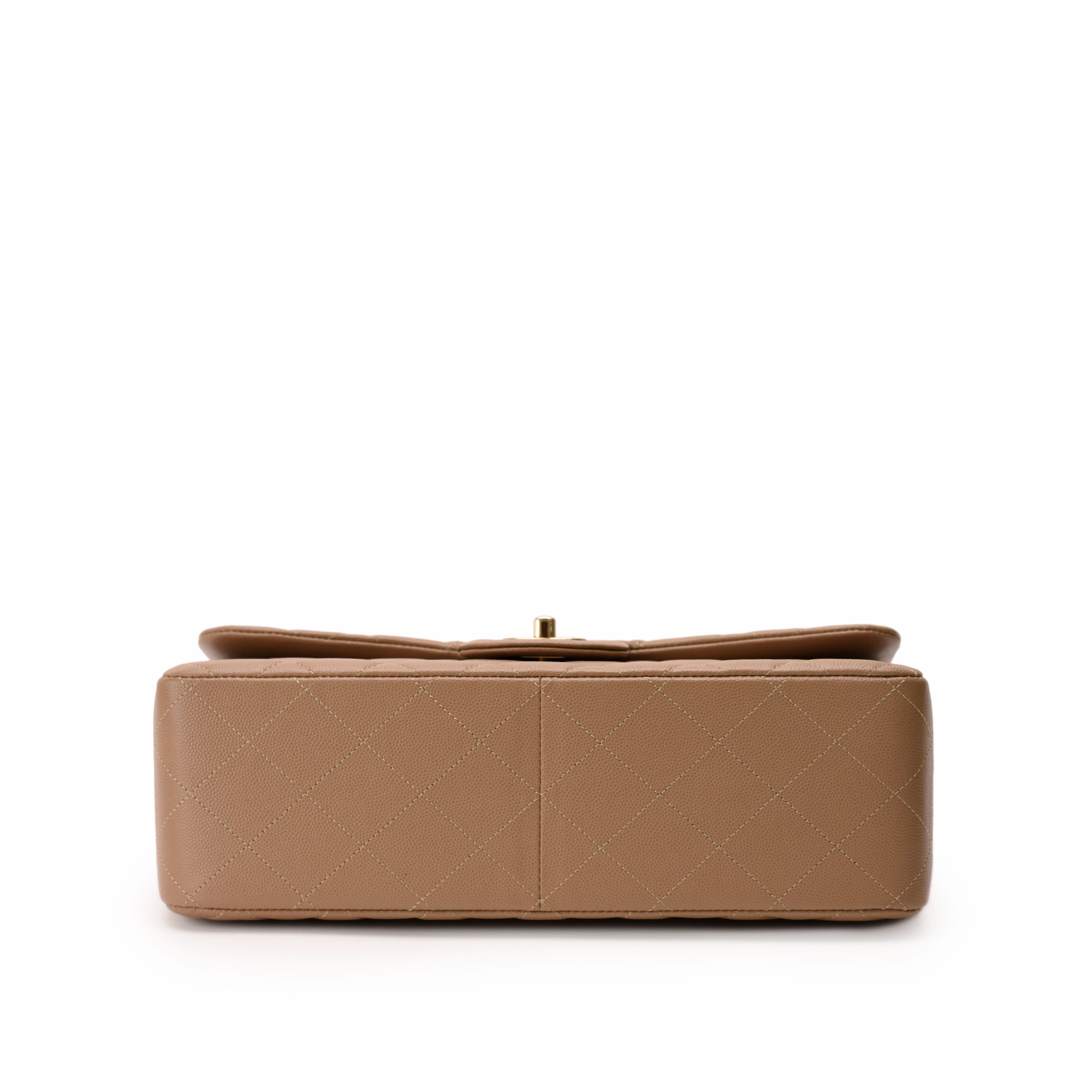 Chanel Timeless Jumbo Dark Beige Caviar CHW