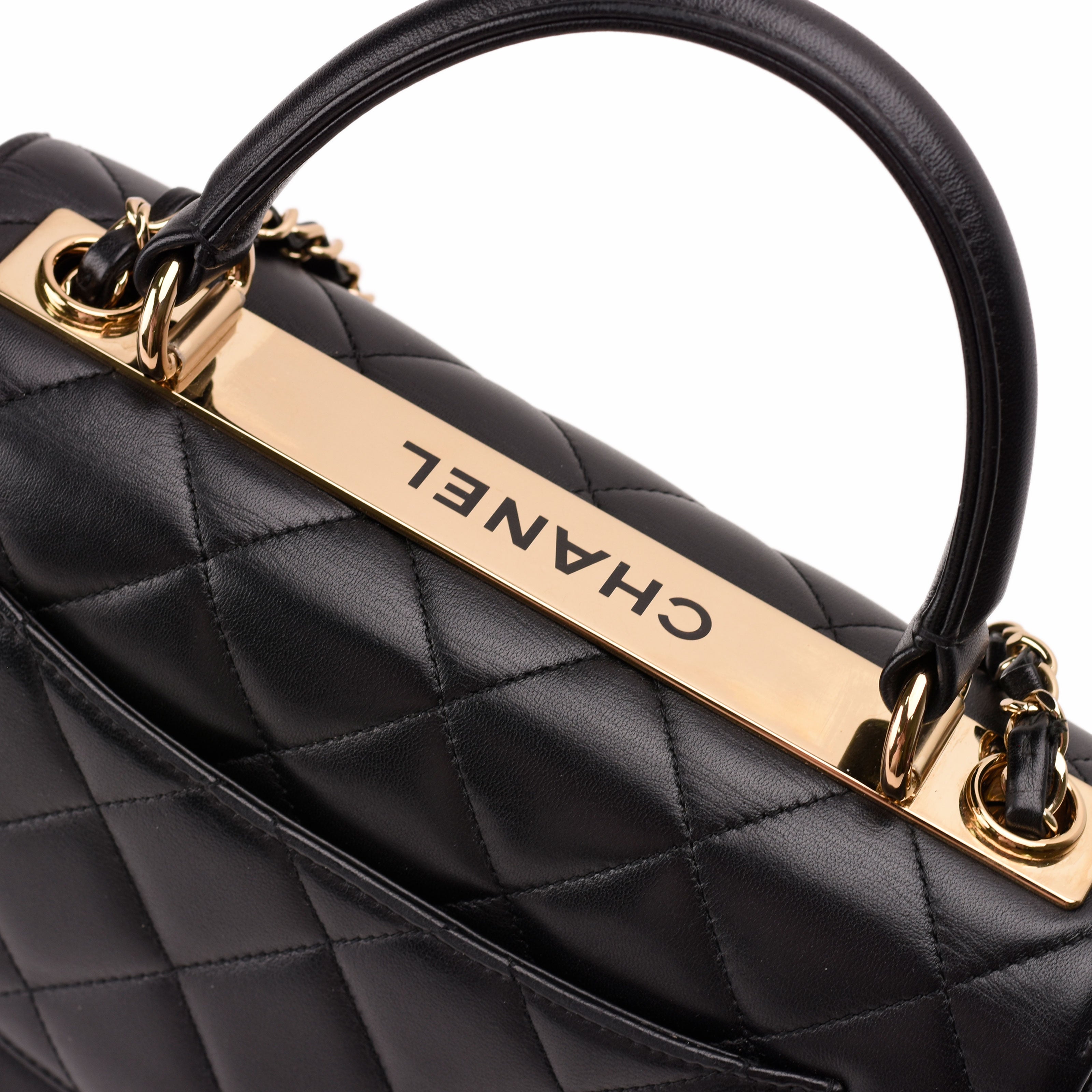 Chanel Trendy CC Black CHW Medium