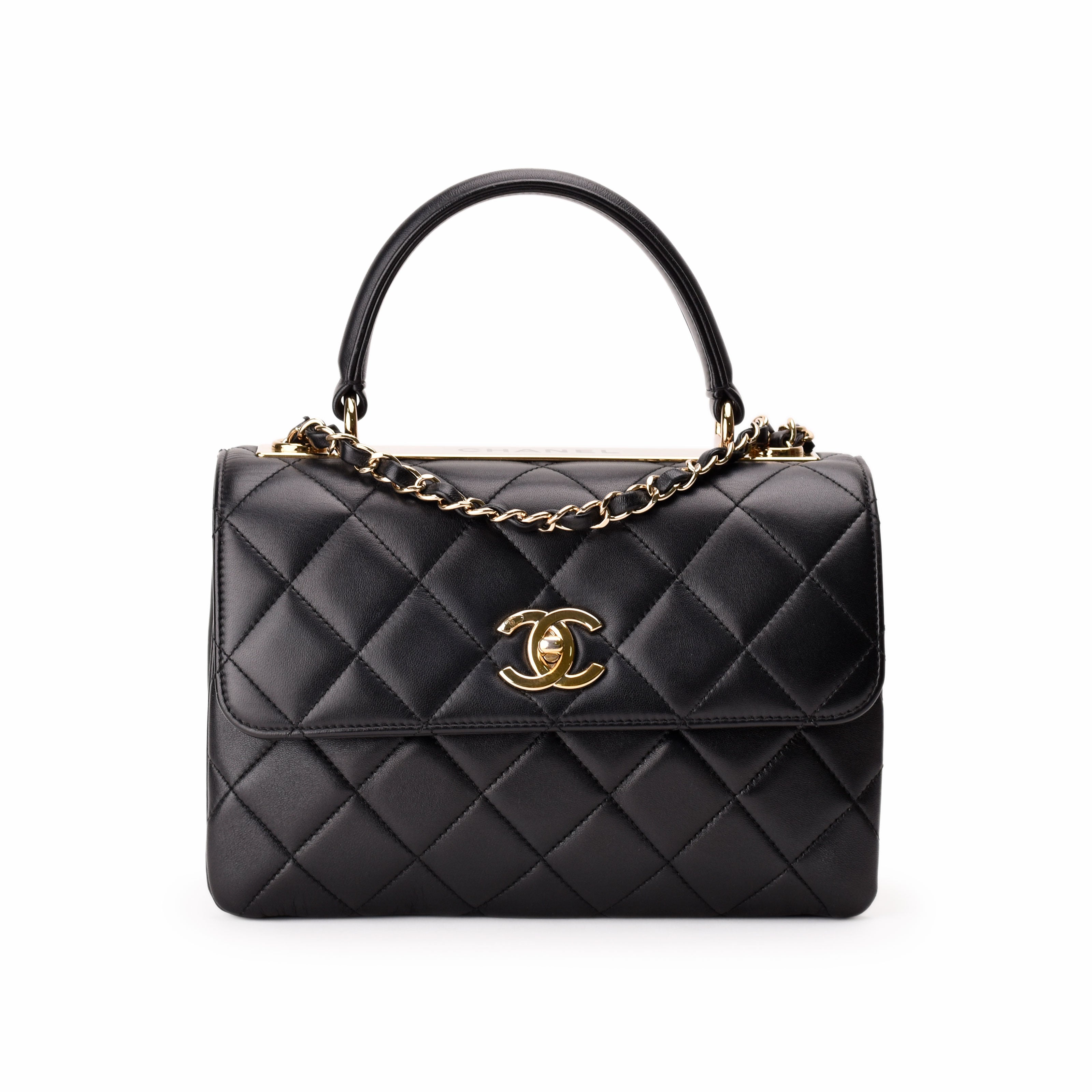 Chanel Trendy CC Black CHW Medium