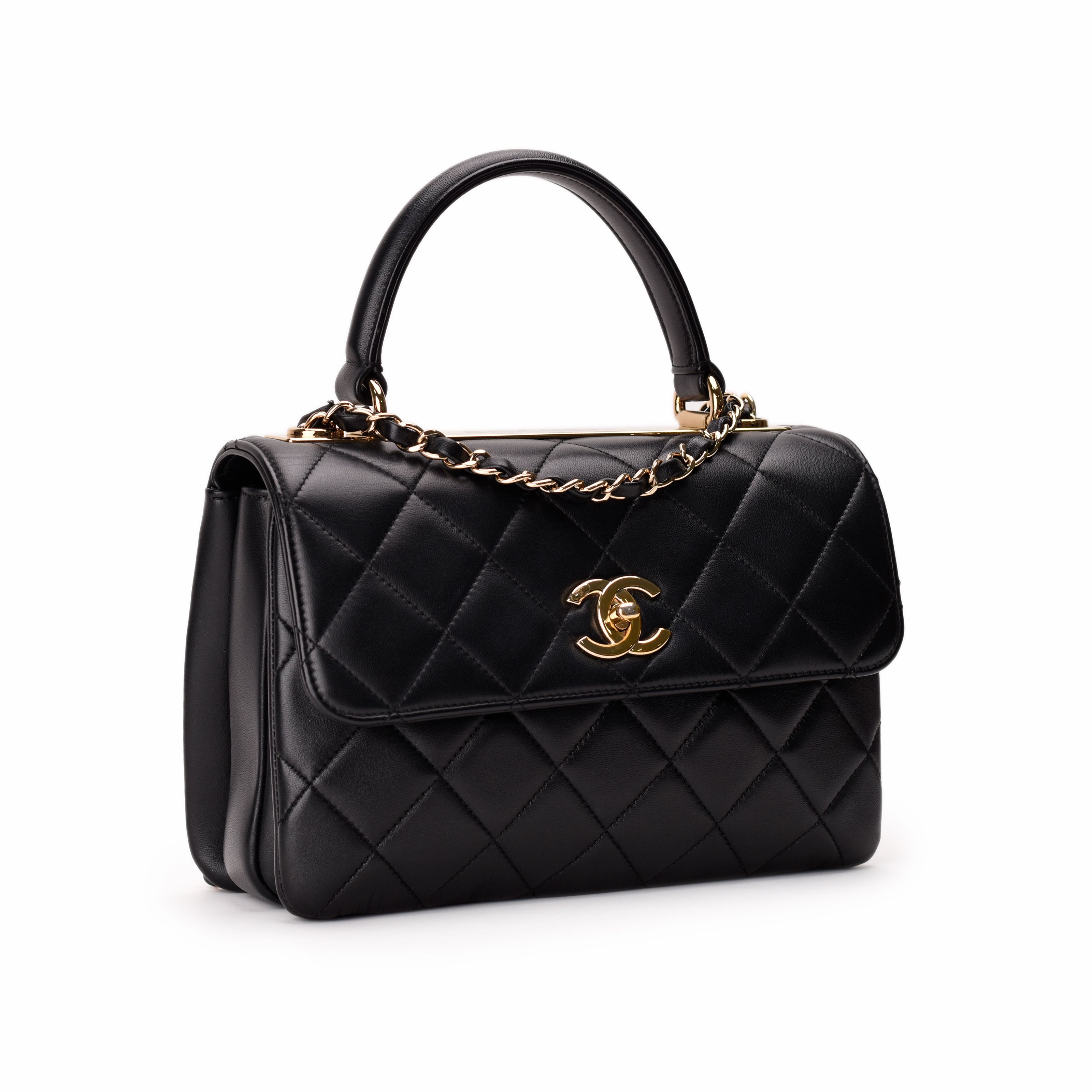 Chanel Trendy CC Black CHW Medium