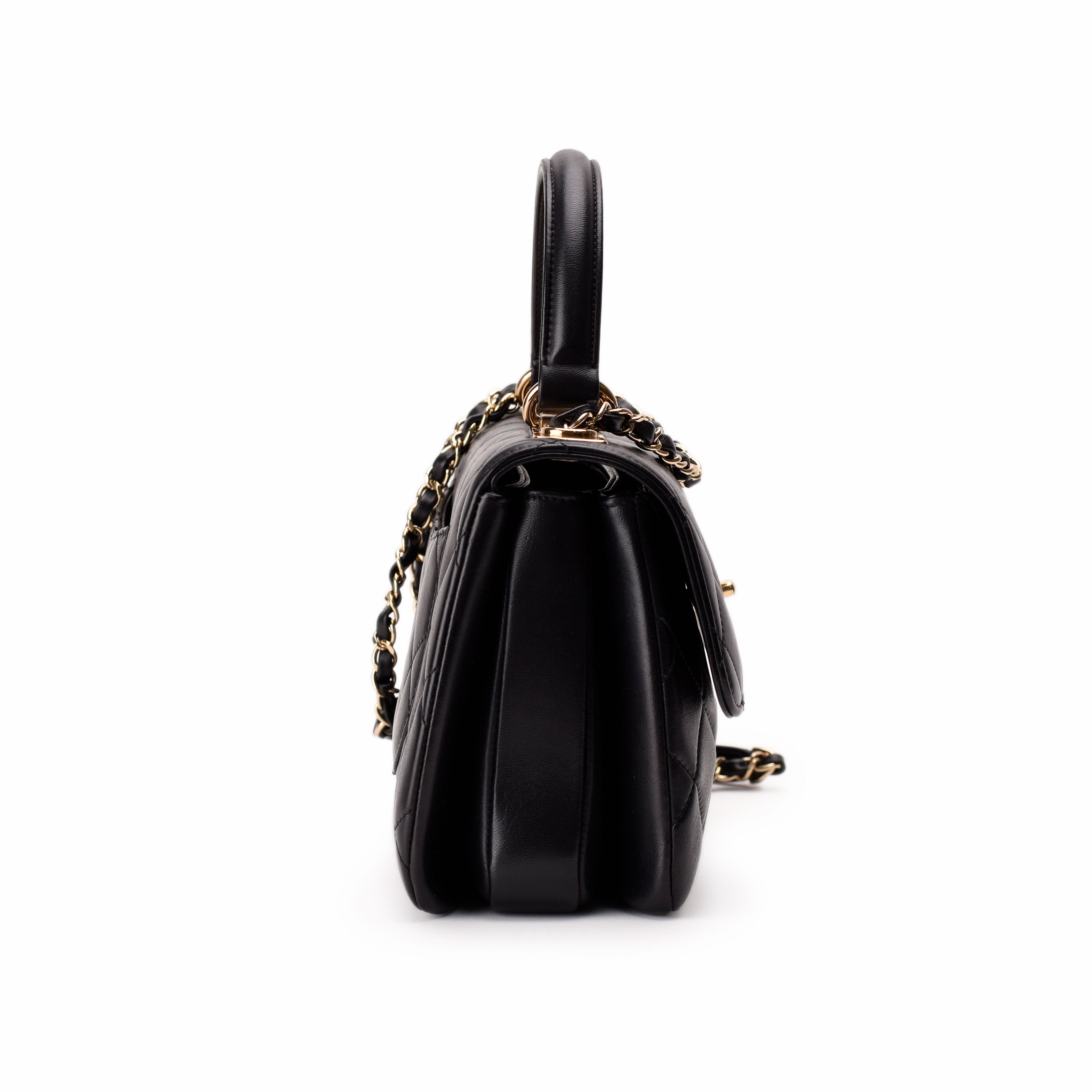 Chanel Trendy CC Black CHW Medium