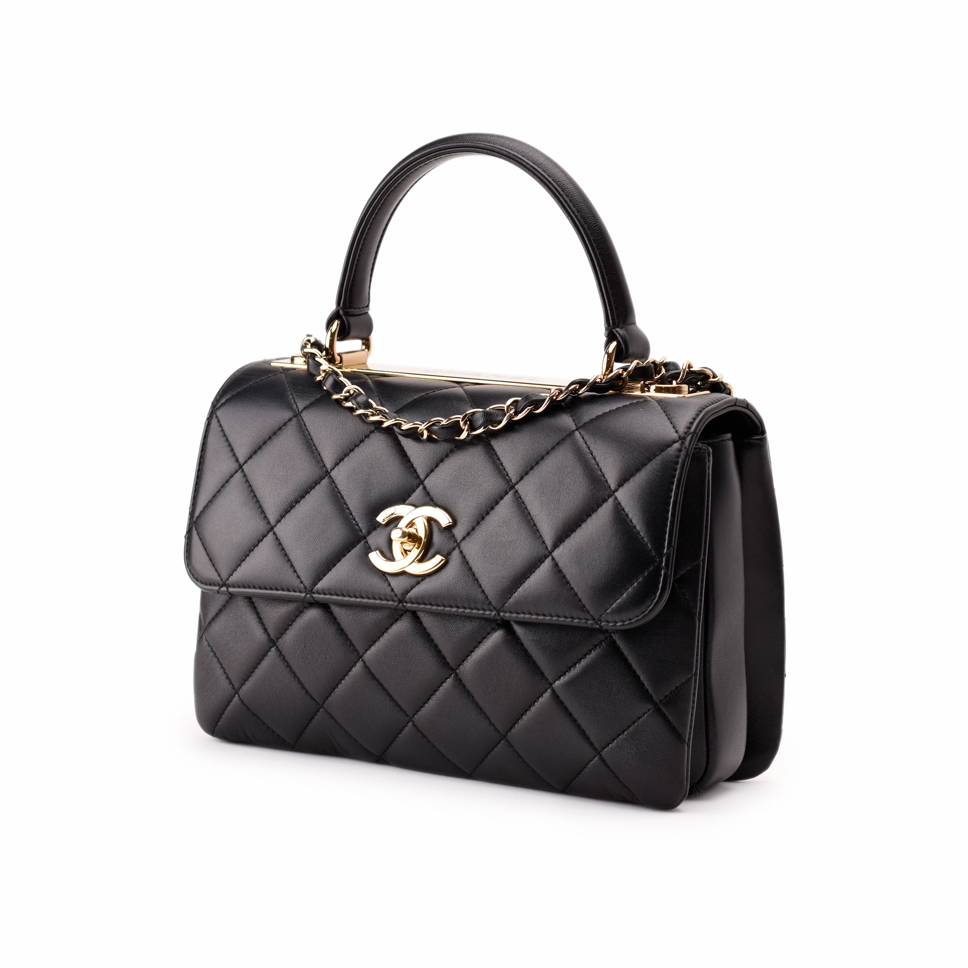 Chanel Trendy CC Black CHW Medium