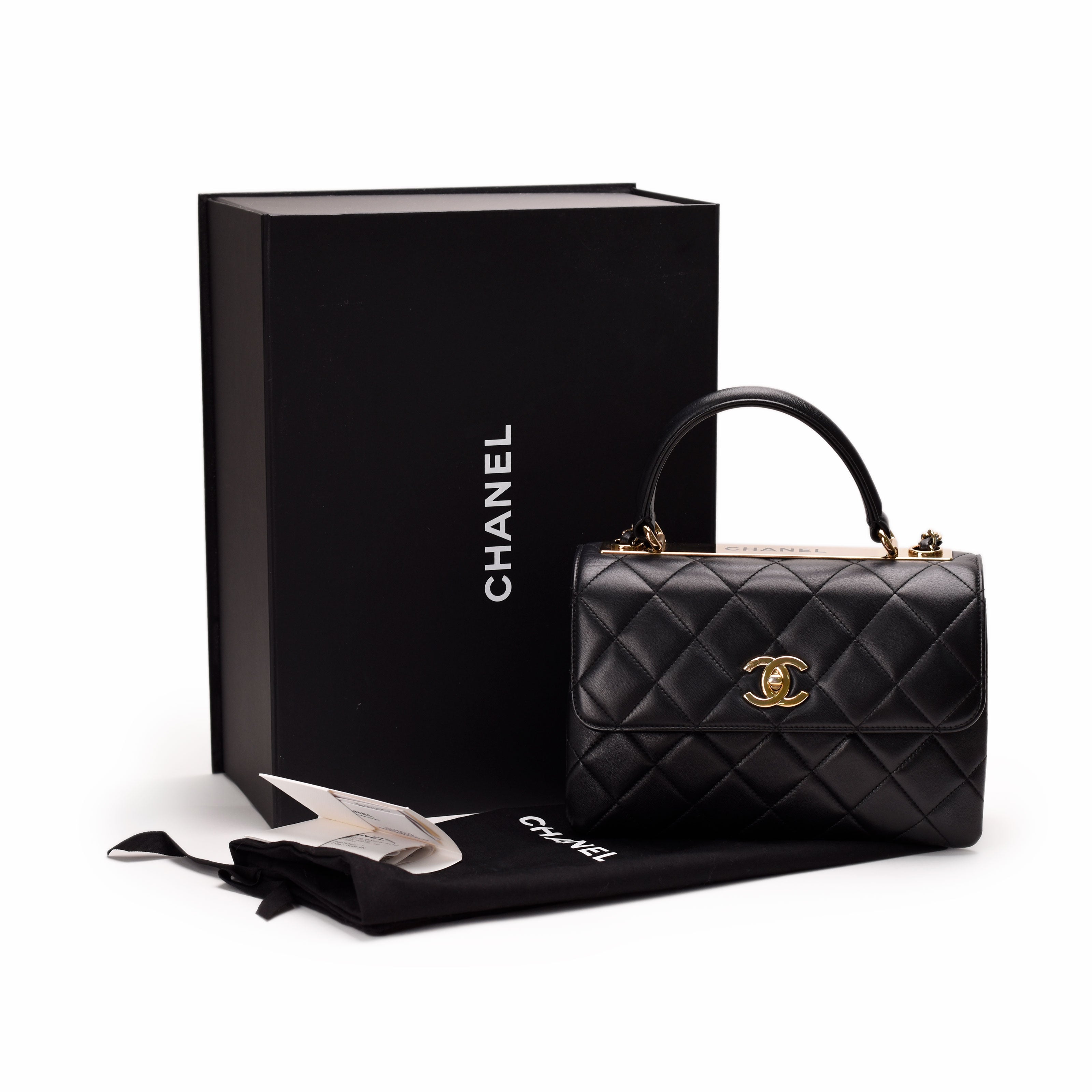 Chanel Trendy CC Black CHW Medium
