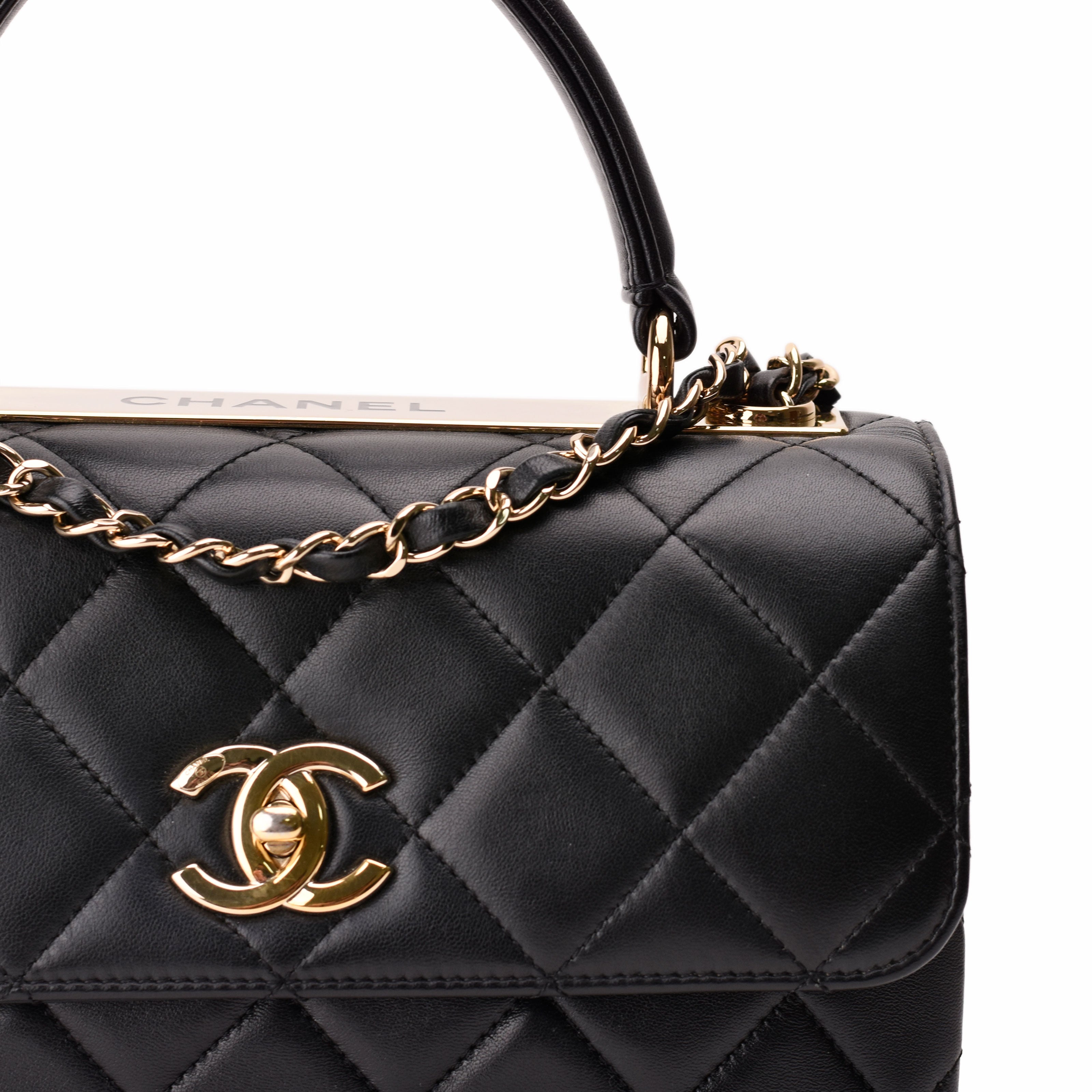 Chanel Trendy CC Black CHW Medium