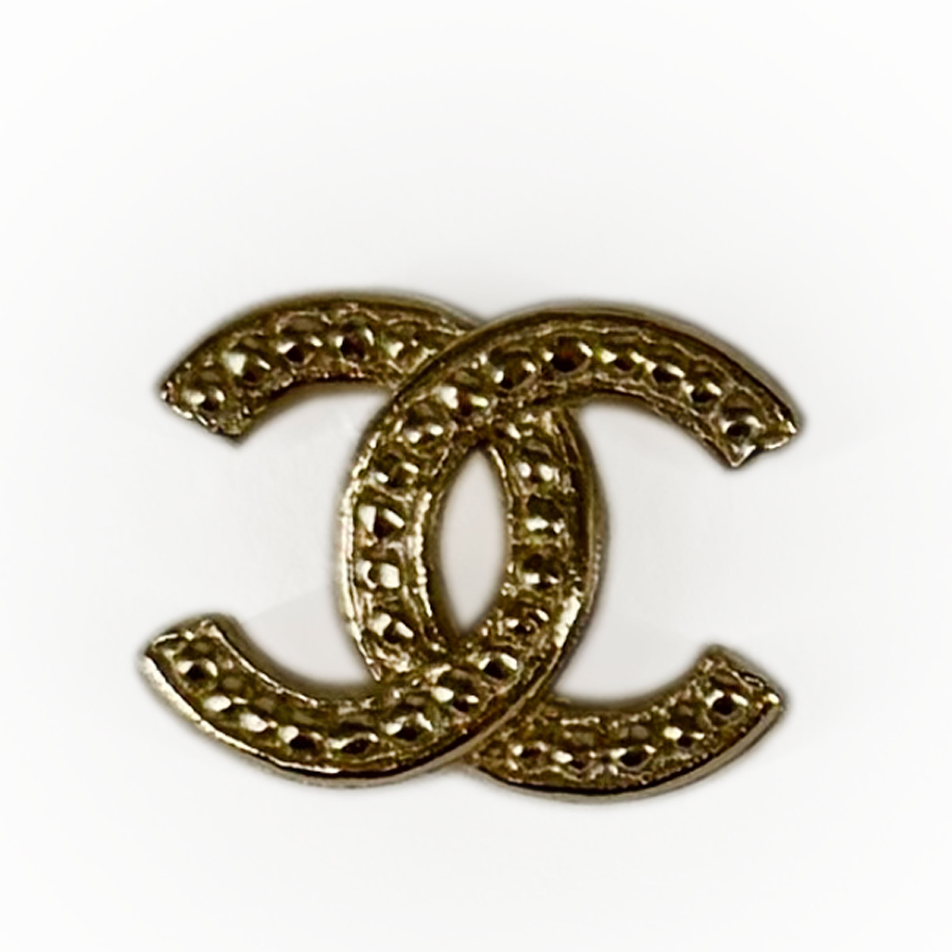 Chanel CC Champagne Earrings