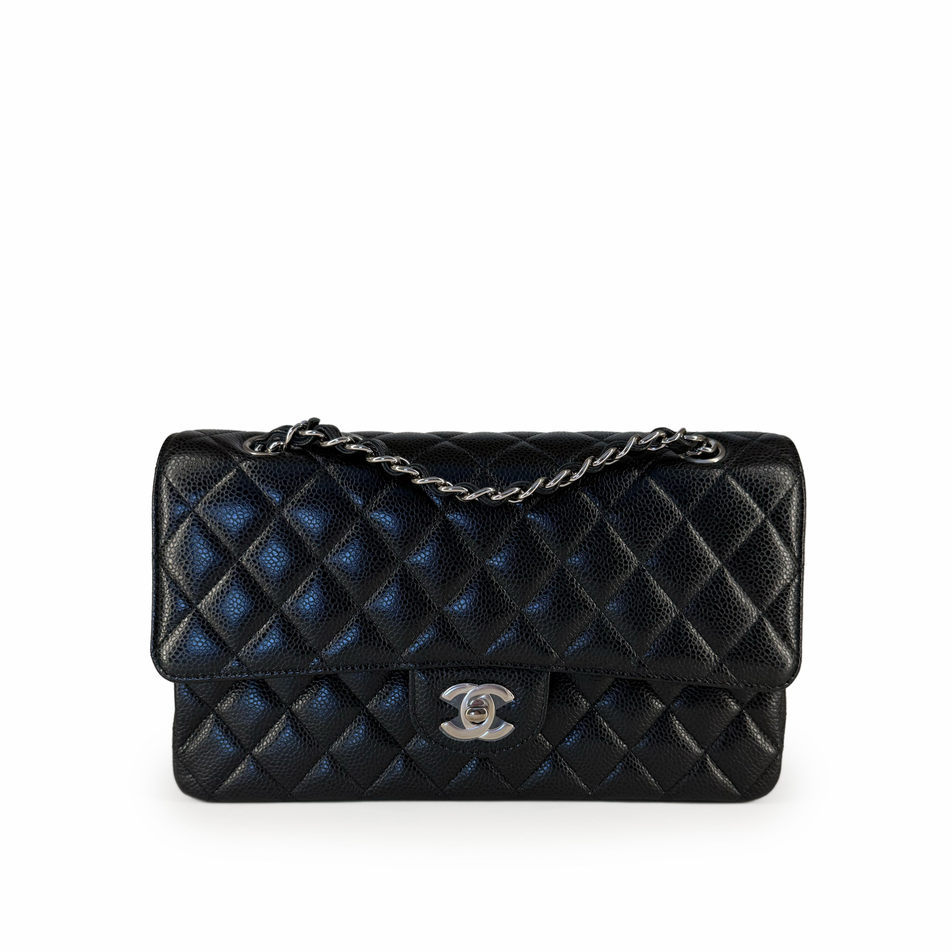Chanel Timeless Medium Black Caviar SHW