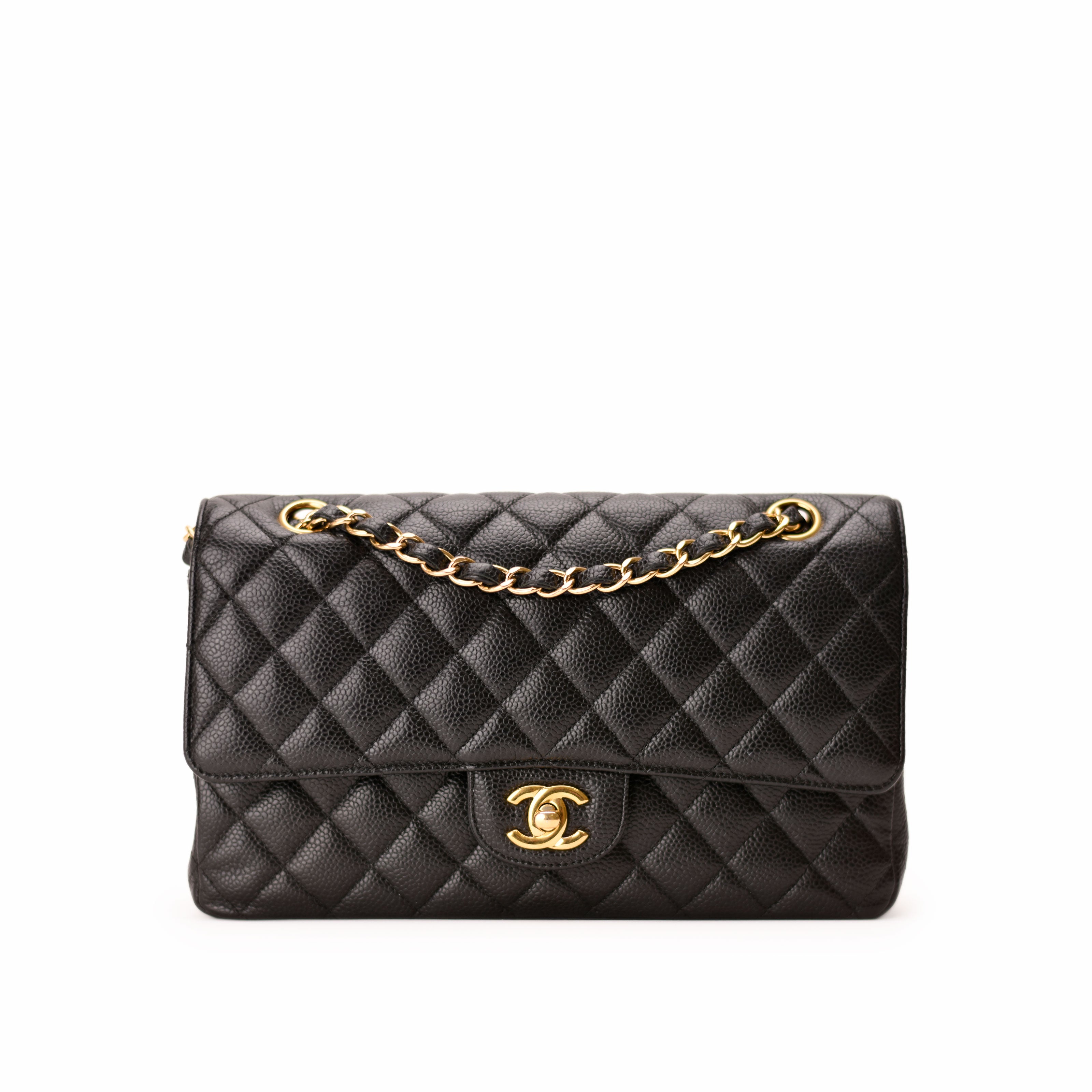 Chanel Timeless Medium Black Caviar GHW