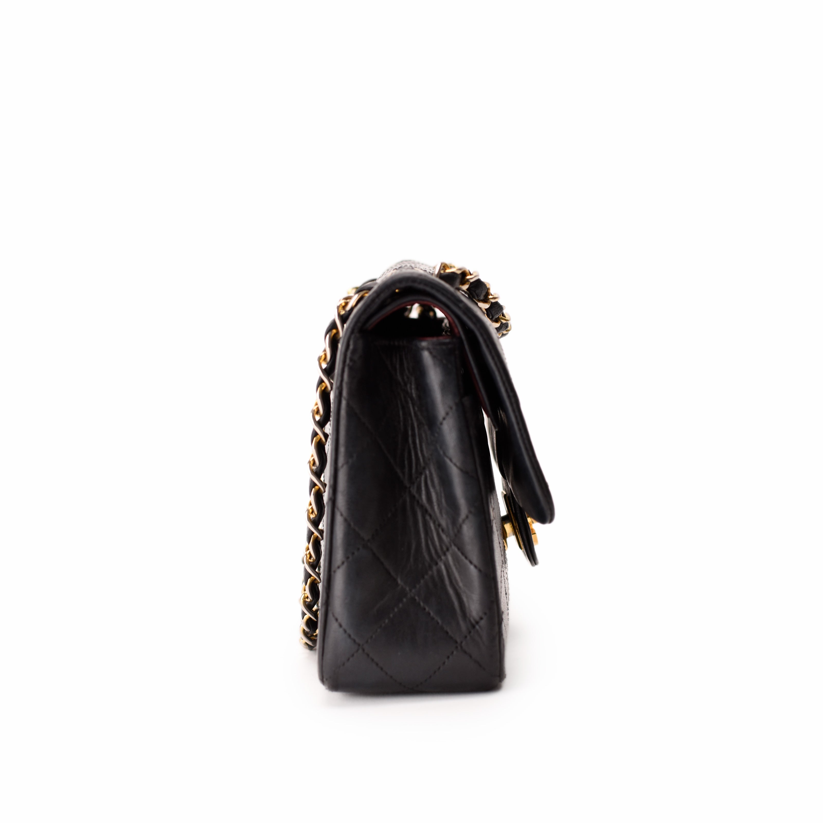 Chanel Timeless Small Vintage 24k Black Lambskin GHW