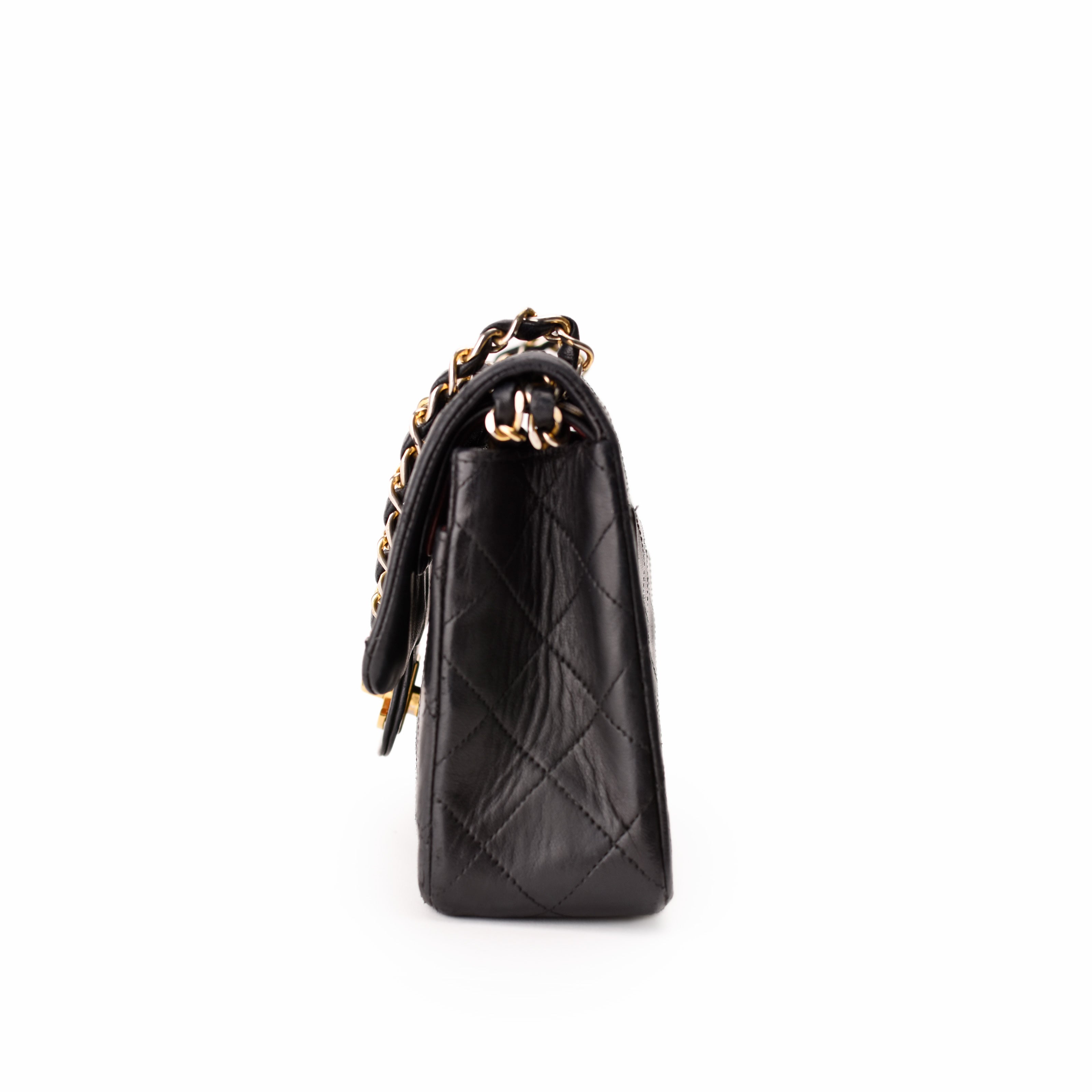 Chanel Timeless Small Vintage 24k Black Lambskin GHW