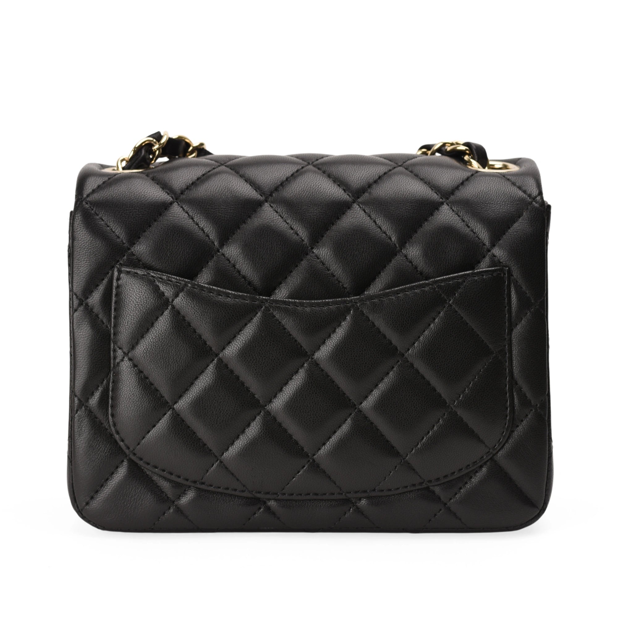 Chanel Mini Square Black Lambskin CHW