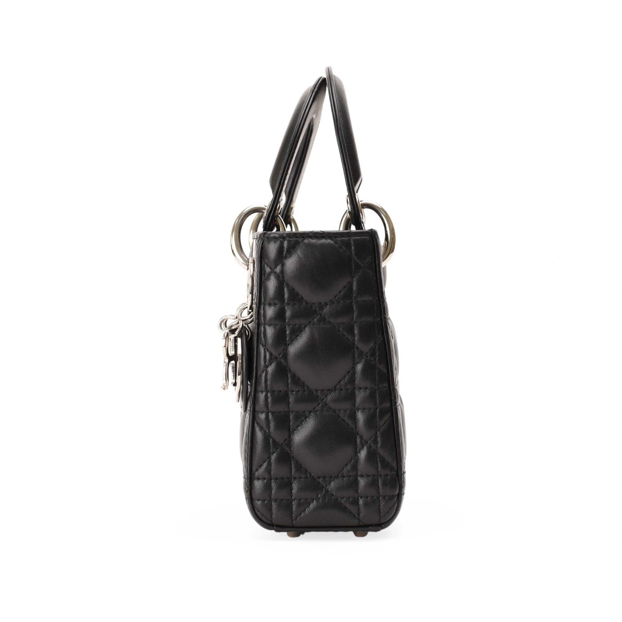Dior Lady Dior Mini Black SHW