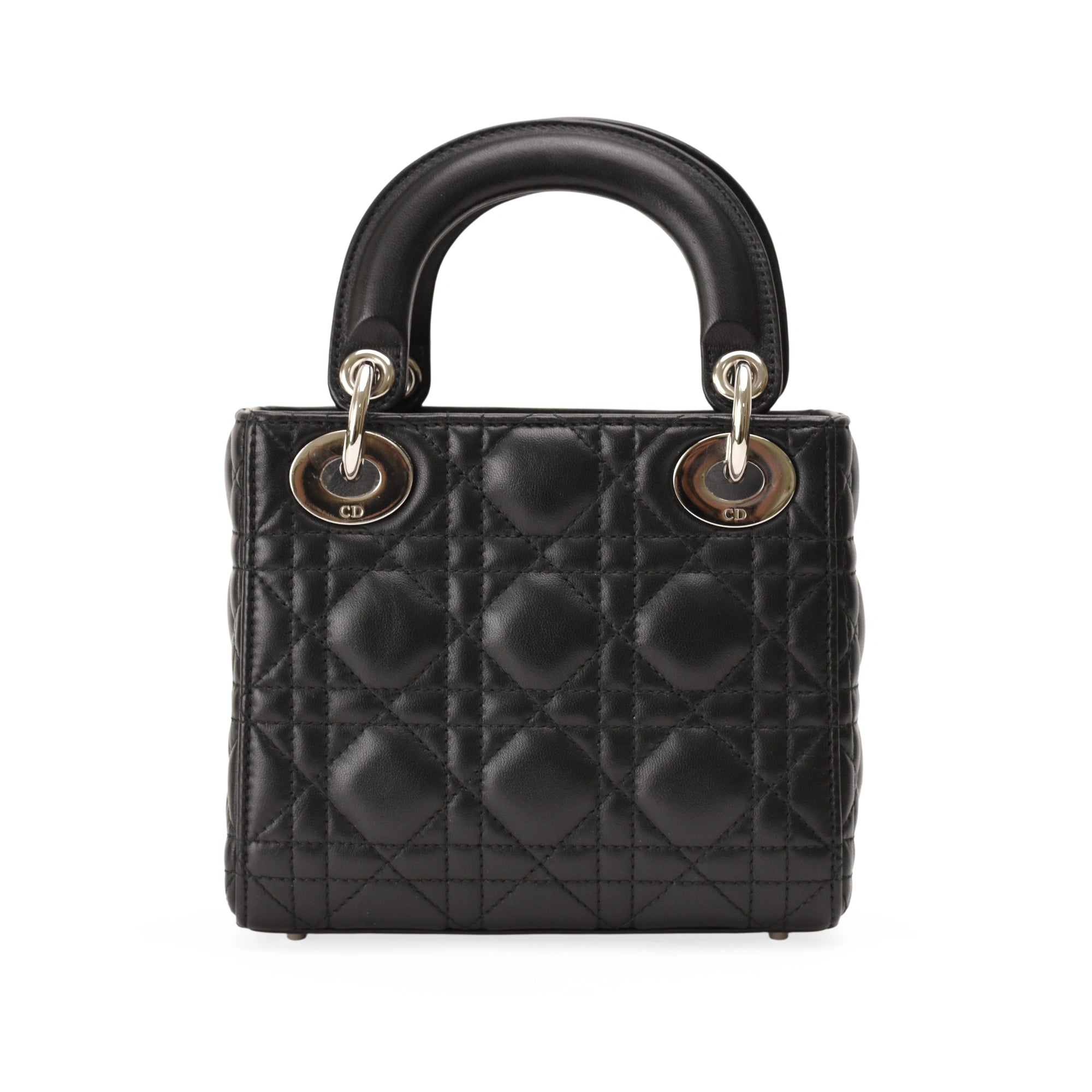 Dior Lady Dior Mini Black SHW