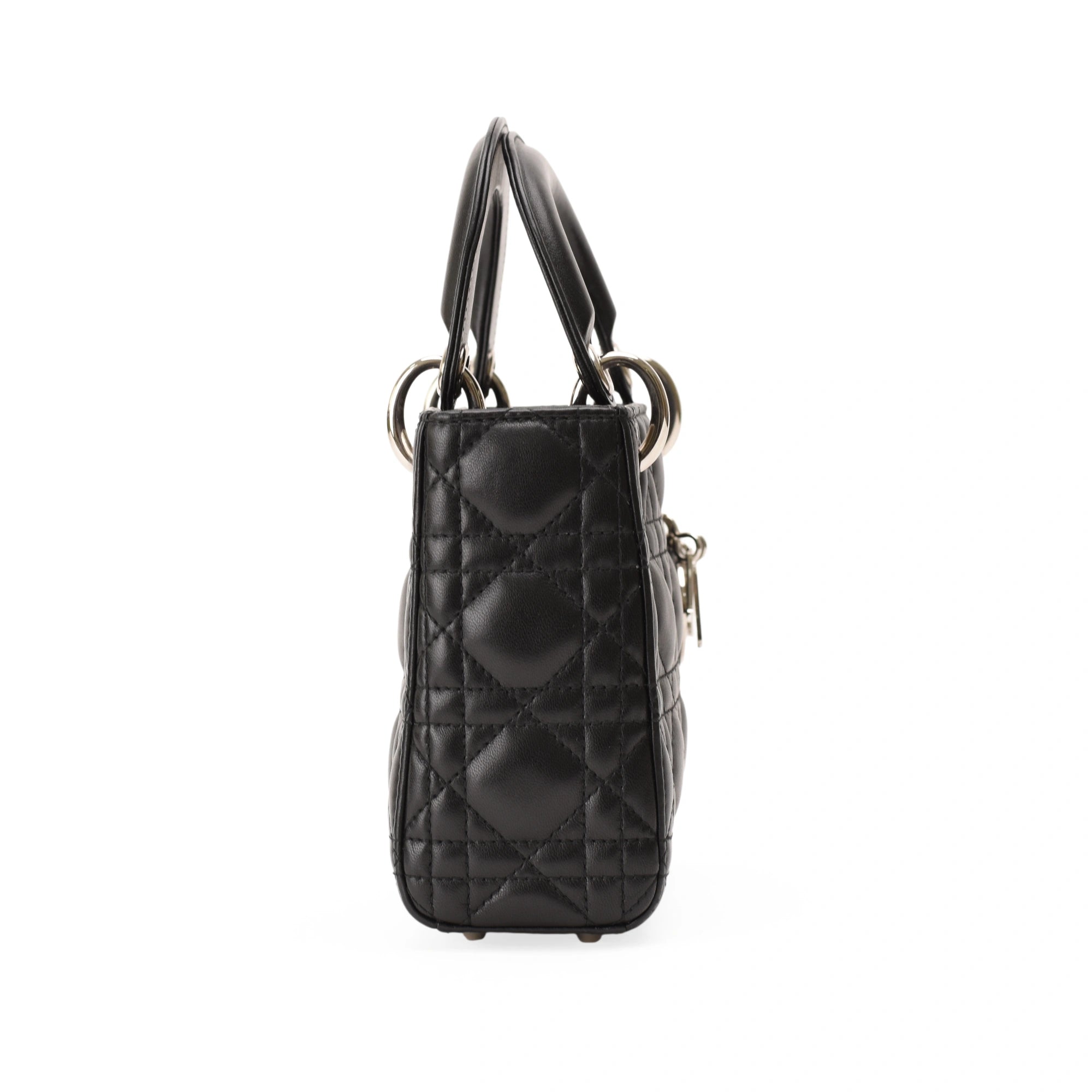 Dior Lady Dior Mini Black SHW