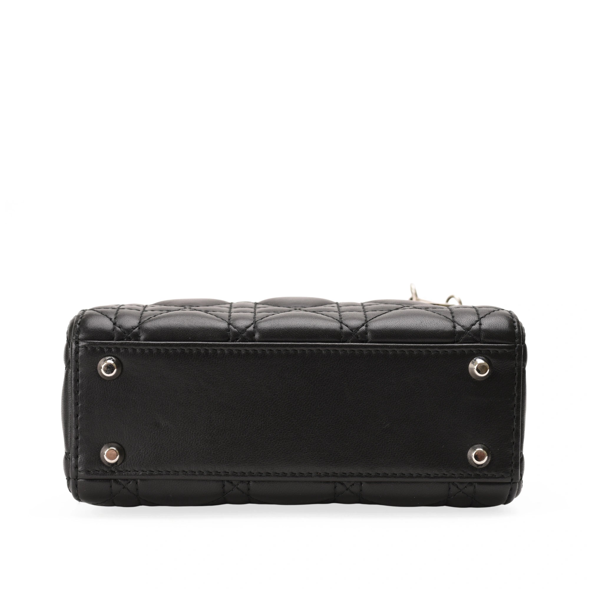 Dior Lady Dior Mini Black SHW