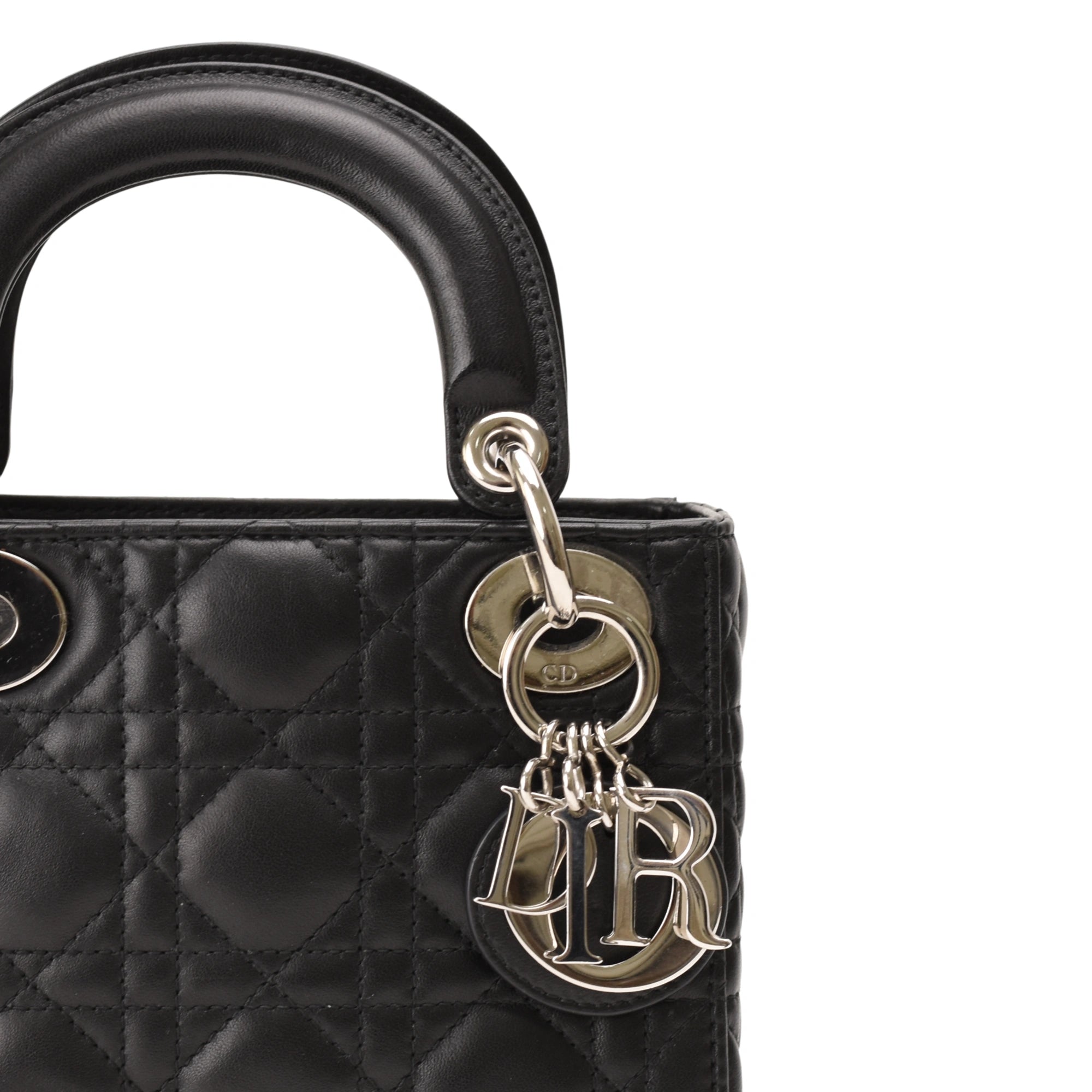 Dior Lady Dior Mini Black SHW