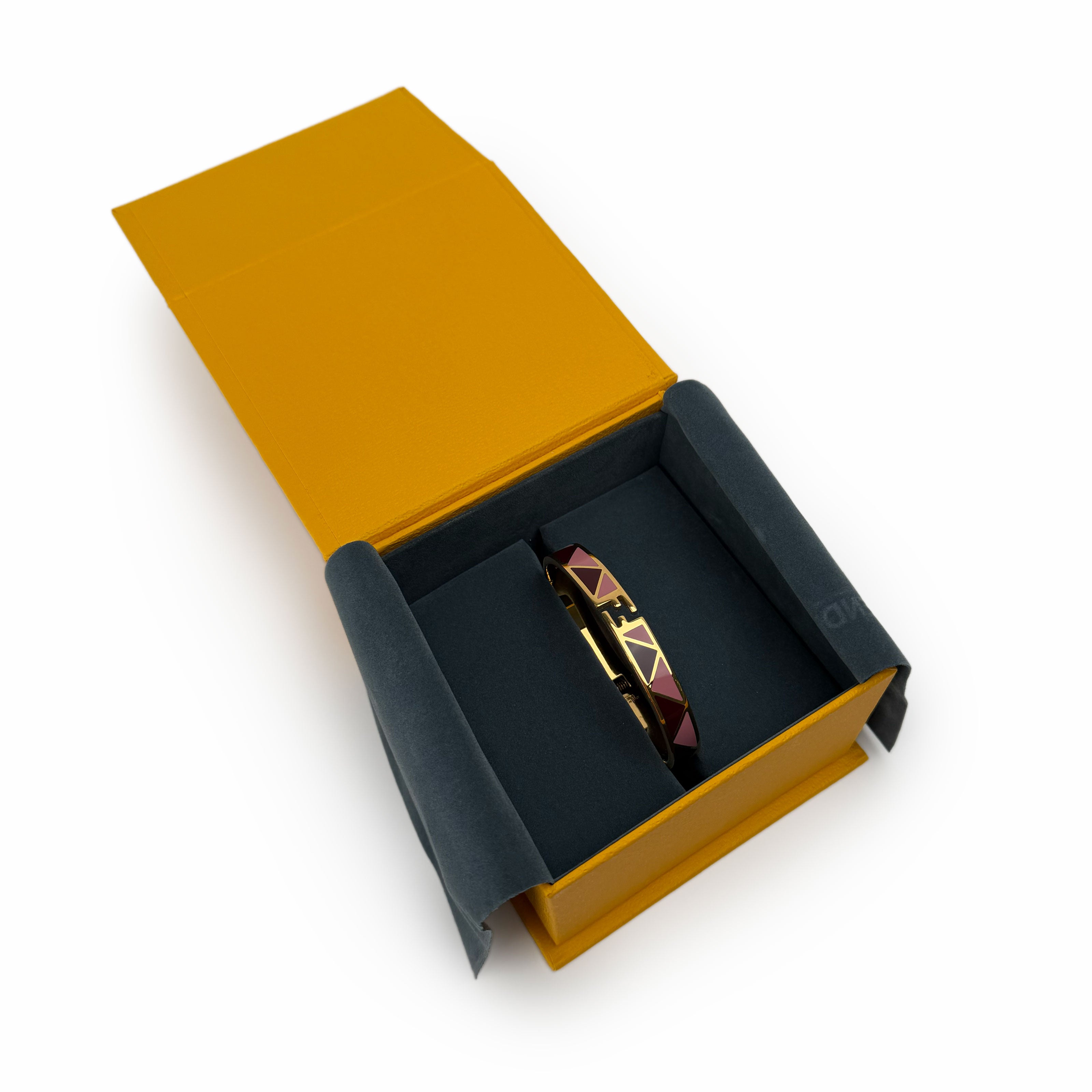 Fendi Geometric-pattern Enamel Bracelet
