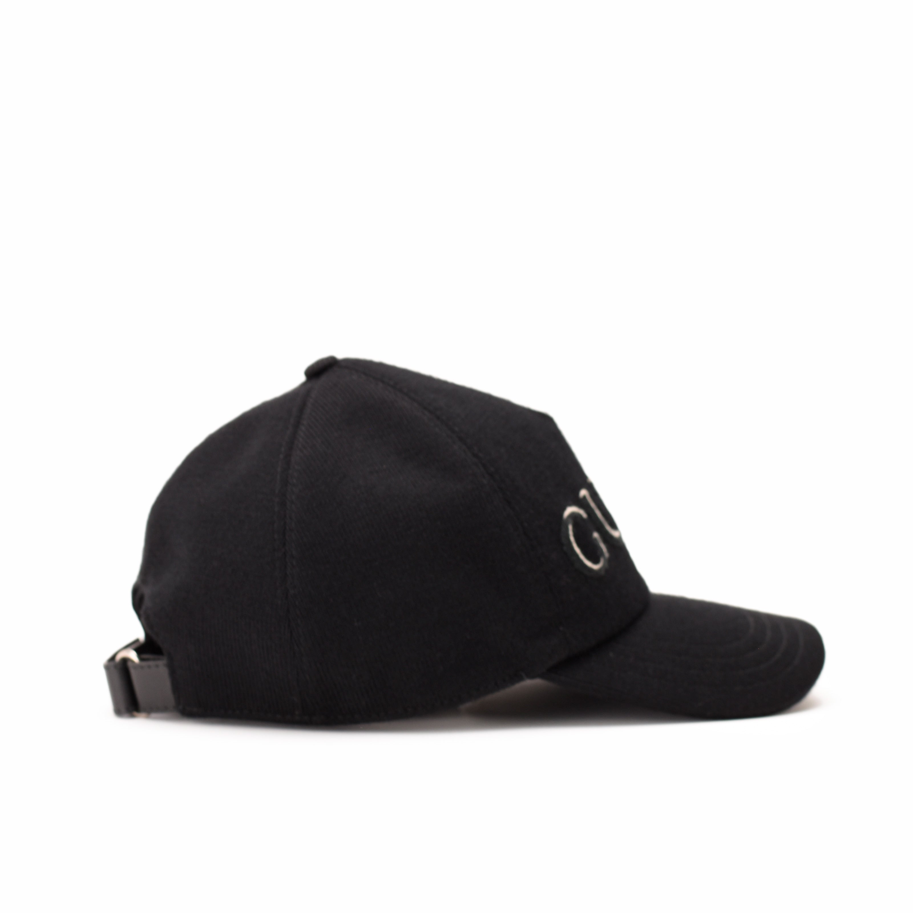 Gucci Black Logo Baseball Hat